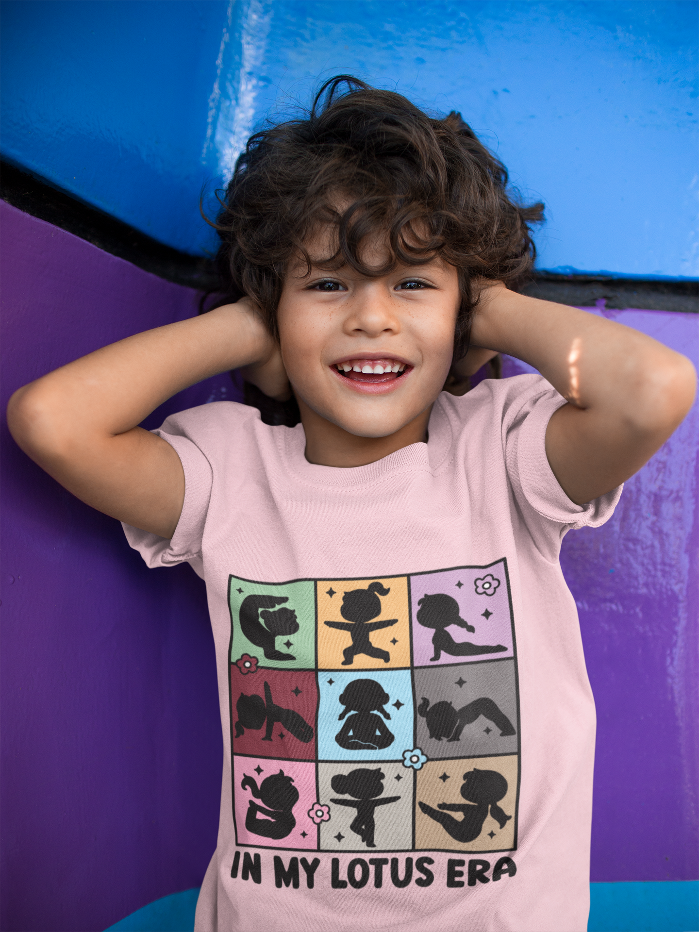 In My Lotus Era - Youth Short Sleeve Tee I Kids Yoga T-Shirt I Mindfulness Tee I Fun Gift for Young Yoga Lovers