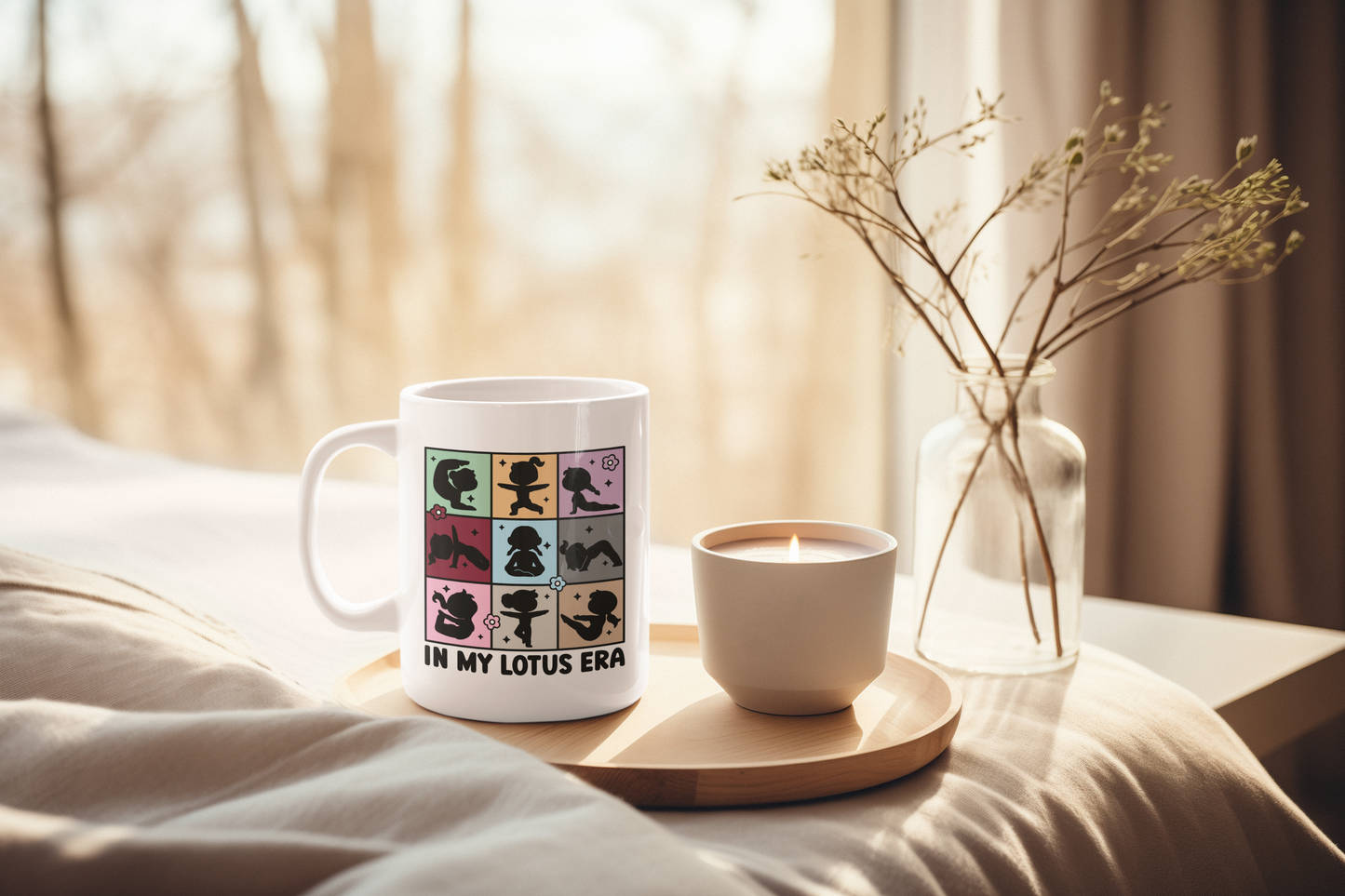 In My Lotus Era - Inspirational Yoga Mug I Lotus Flower Coffee Cup I Wellness Gift for Yogis I Self-Care Tea Mug I Mindfulness Drinkware