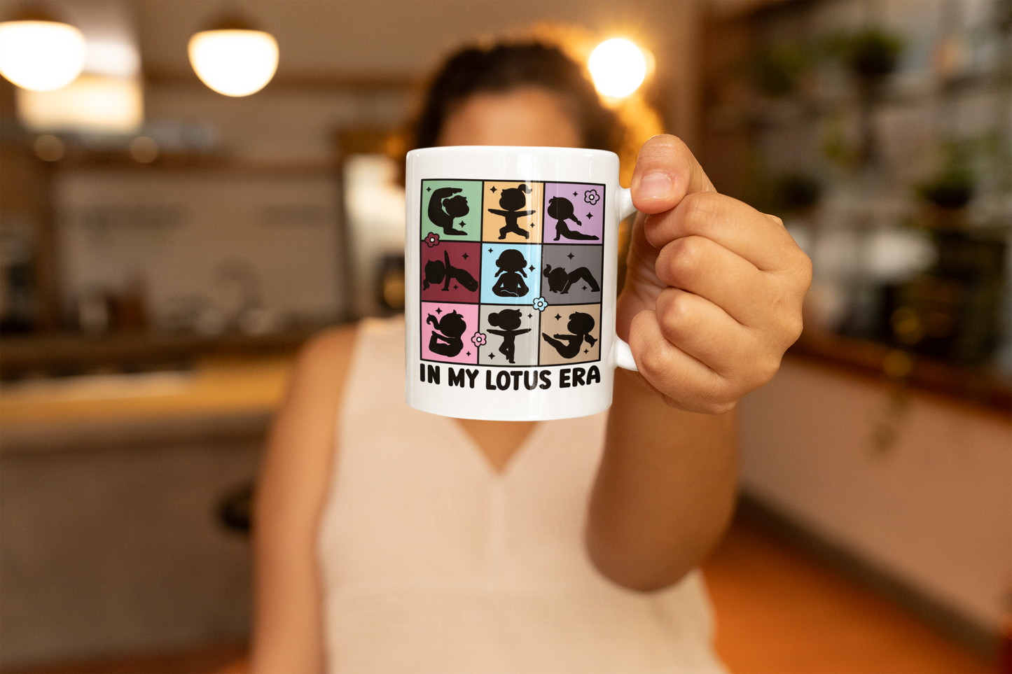 In My Lotus Era - Inspirational Yoga Mug I Lotus Flower Coffee Cup I Wellness Gift for Yogis I Self-Care Tea Mug I Mindfulness Drinkware
