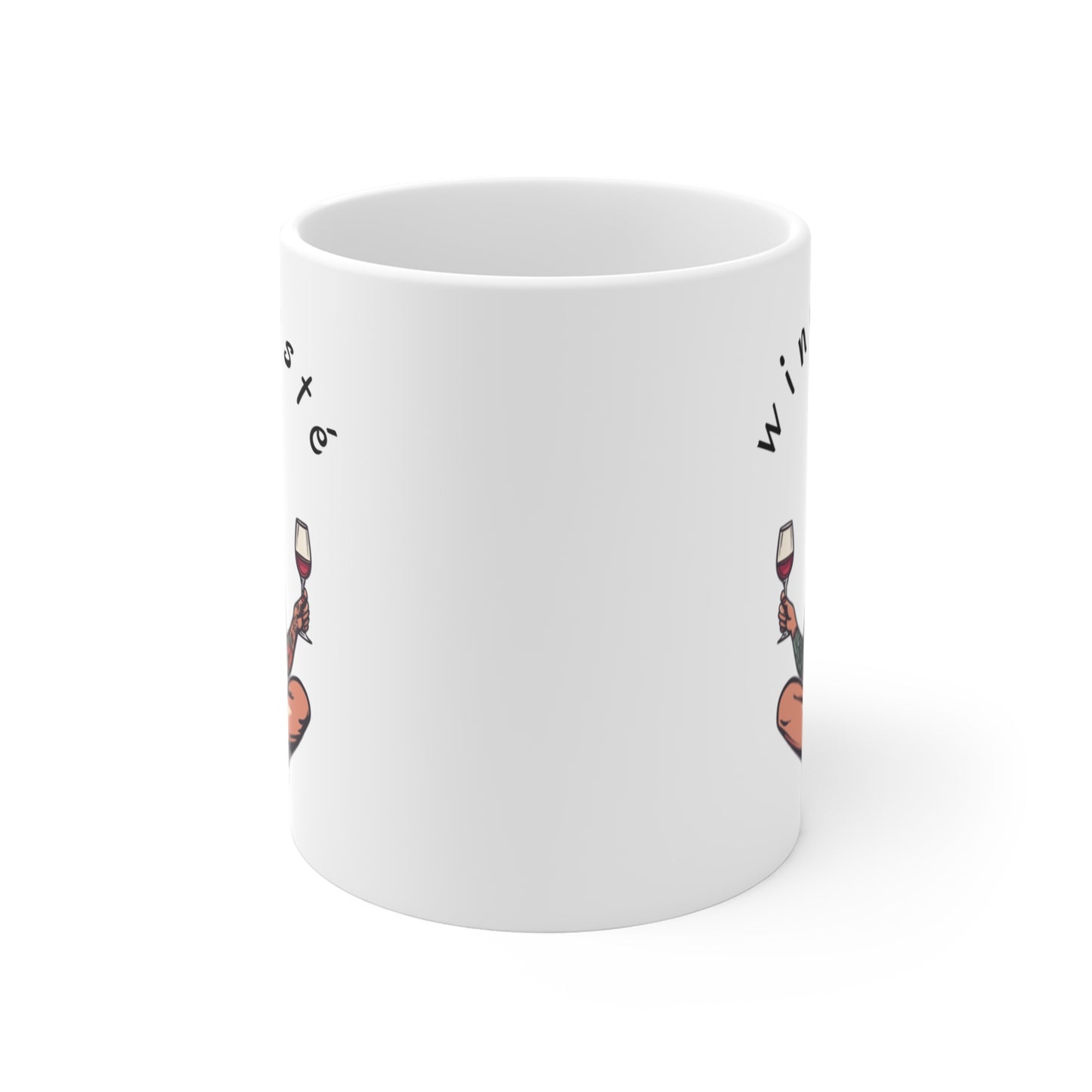 Wine-Masté Mug for Relaxation & Self-Care - Funny Yoga Mug I Perfect Gift for Wine Lovers I Celebrations I Birthdays I Cozy Evenings