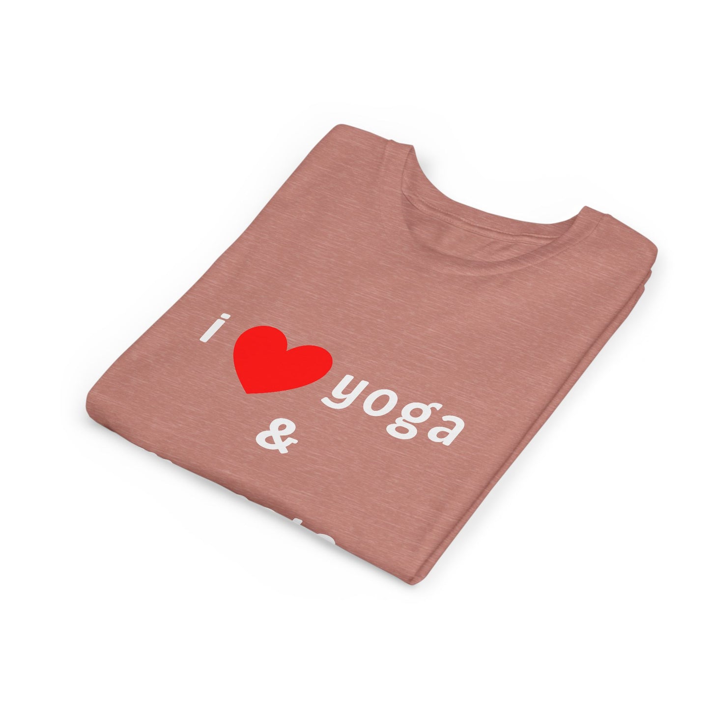 I Love Yoga & My Cats Youth Tee - Funny Kids T-Shirt I Pet Lover Gift I Young Yoga Enthusiast Apparel