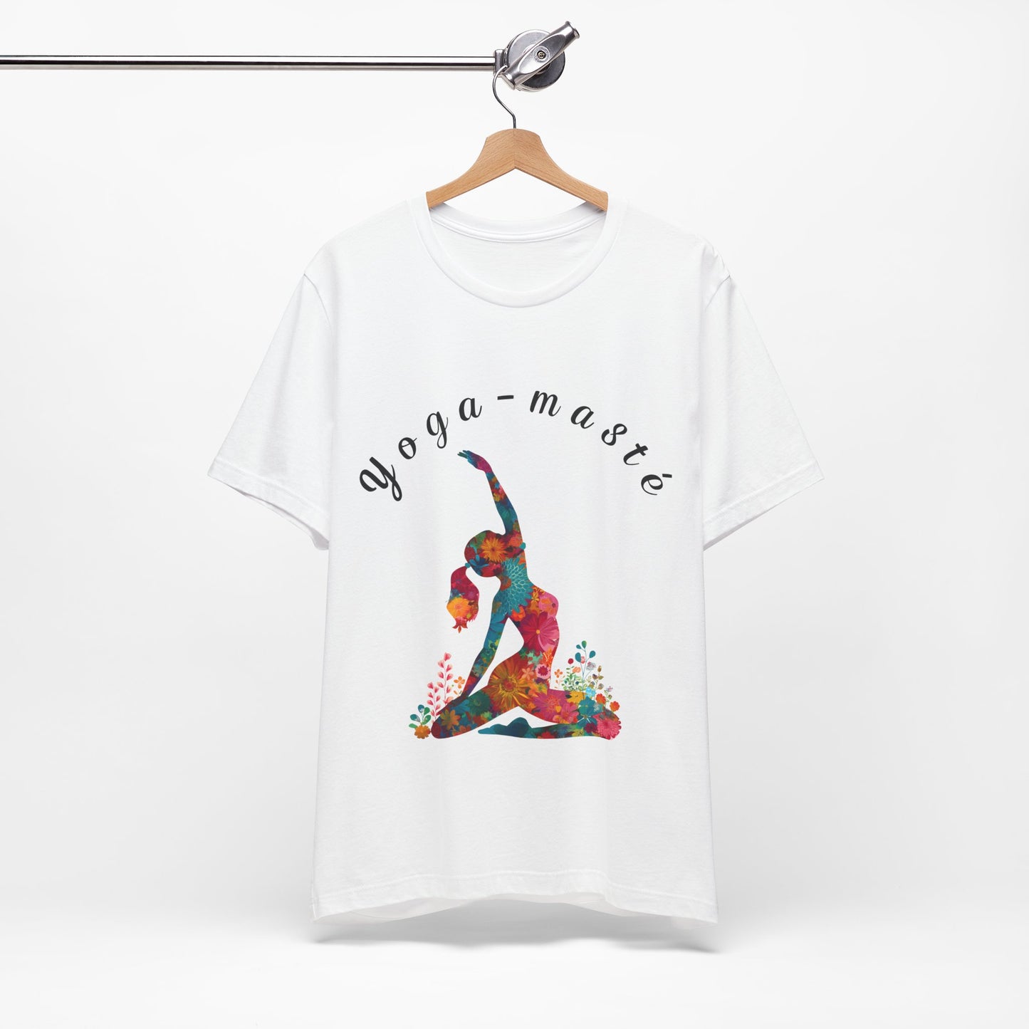Yoga-Masté Unisex Tee I Vibrant Yoga T-Shirt I Perfect for Classes and Retreats I Gift for Yogis I Self-Care Meditation Apparel
