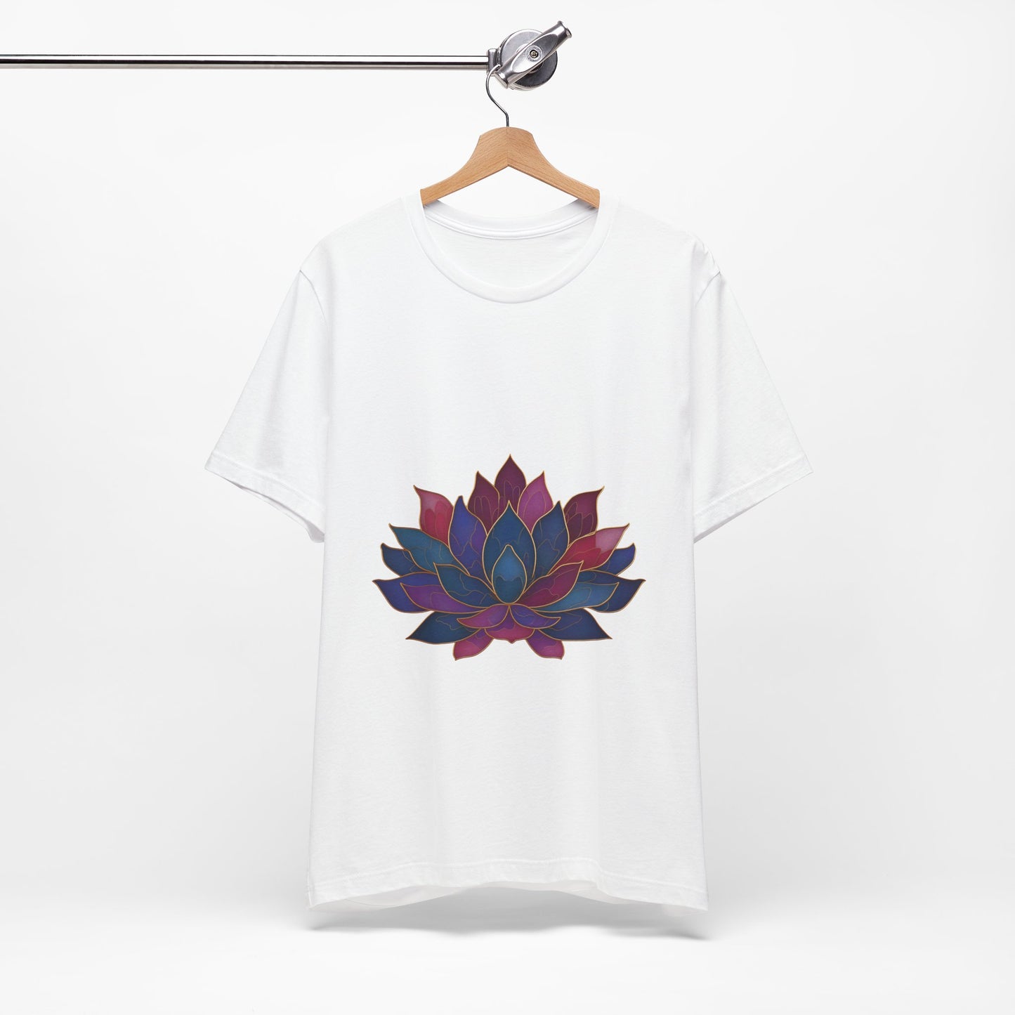 Lotus Blossom Unisex Tee | Relaxed Fit T-Shirt for Yoga Lovers I Meditation Wear I Self-Care Meditation Apparel