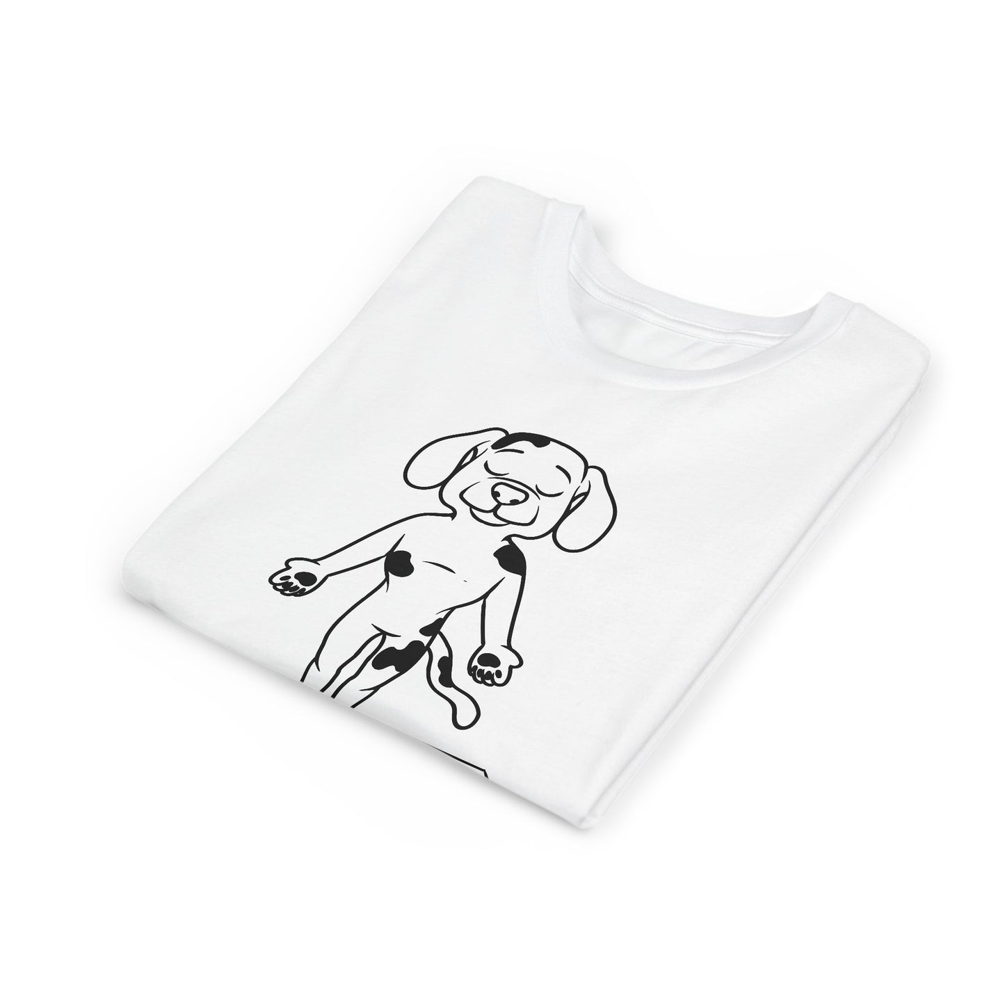 Cute Up Human Pose Design - Youth Yoga Dog Tee I Kids Yoga T-Shirt I Gift for Pet Lovers I Fun Animal Tee I Kids Activewear