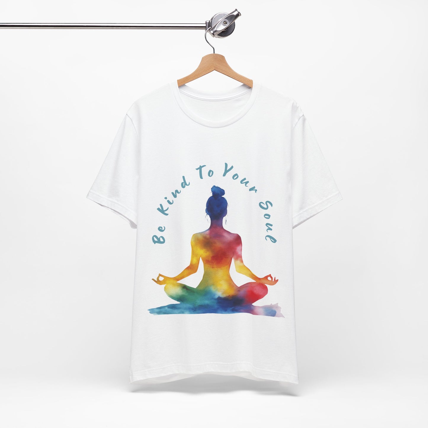 "Be Kind To Your Soul" Meditation Inspired Tee I Spiritual Yoga T- Shirt I Relaxation Mindfulness Apparel I Self-Care Clothing