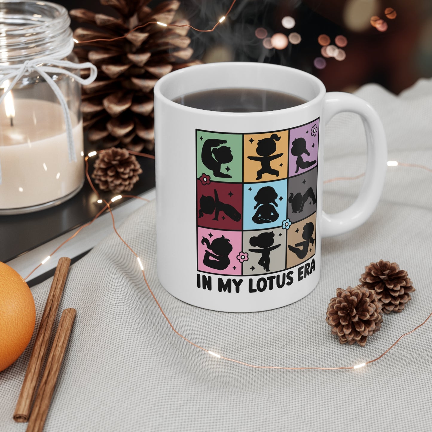 In My Lotus Era - Inspirational Yoga Mug I Lotus Flower Coffee Cup I Wellness Gift for Yogis I Self-Care Tea Mug I Mindfulness Drinkware