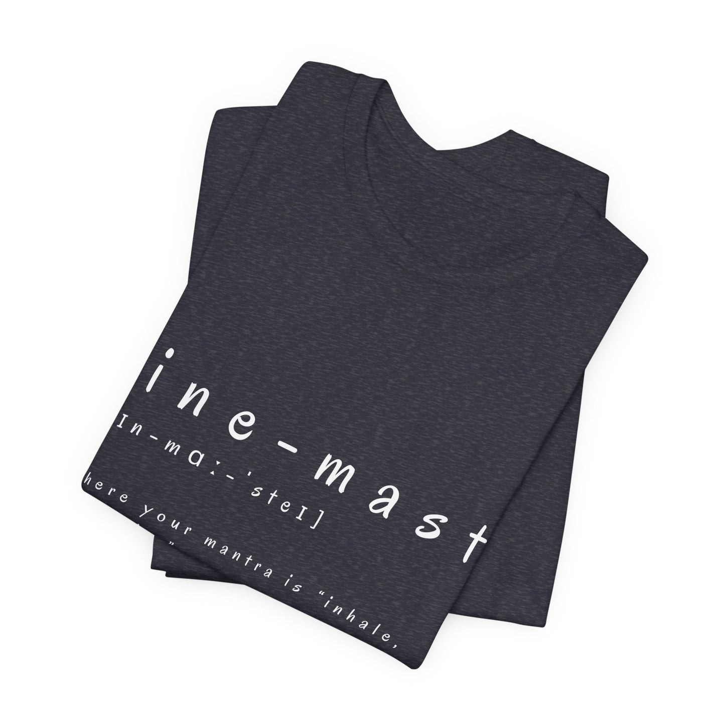 Wine-Masté Unisex Tee I Fun Wine Yoga T-Shirt I Perfect for Wine Lovers I Gift for Friends I Relaxed Vibe Yoga I Self-Care Meditation Apparel