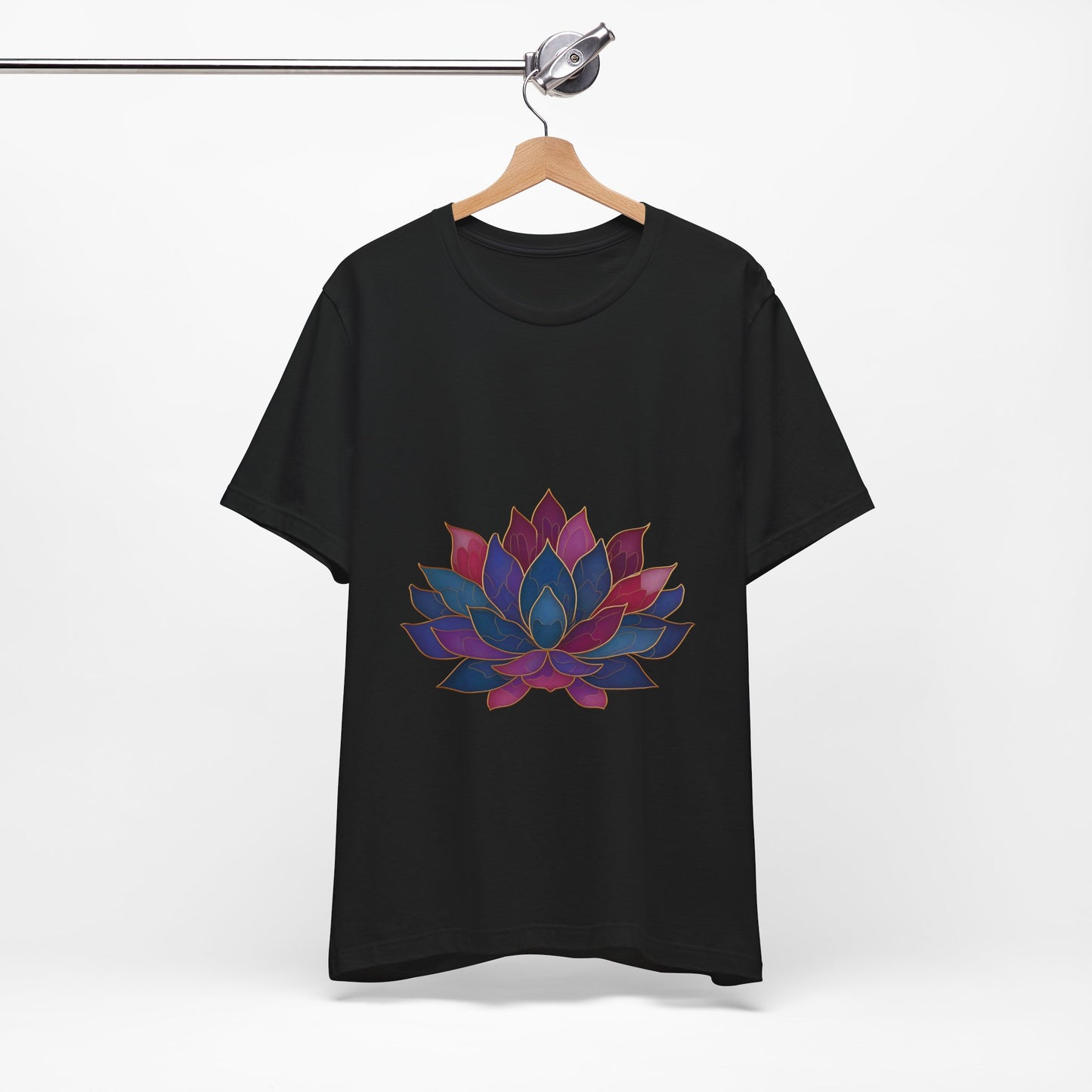 Lotus Blossom Unisex Tee | Relaxed Fit T-Shirt for Yoga Lovers I Meditation Wear I Self-Care Meditation Apparel