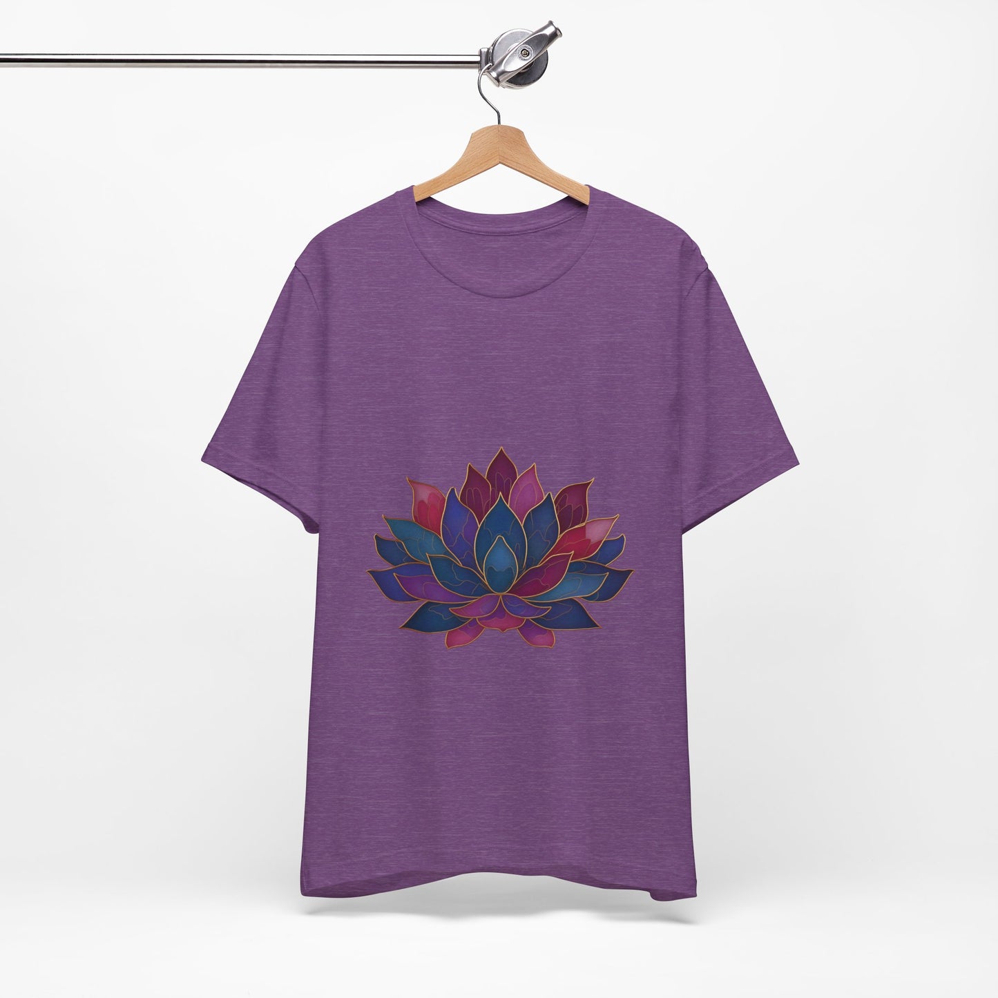 Lotus Blossom Unisex Tee | Relaxed Fit T-Shirt for Yoga Lovers I Meditation Wear I Self-Care Meditation Apparel