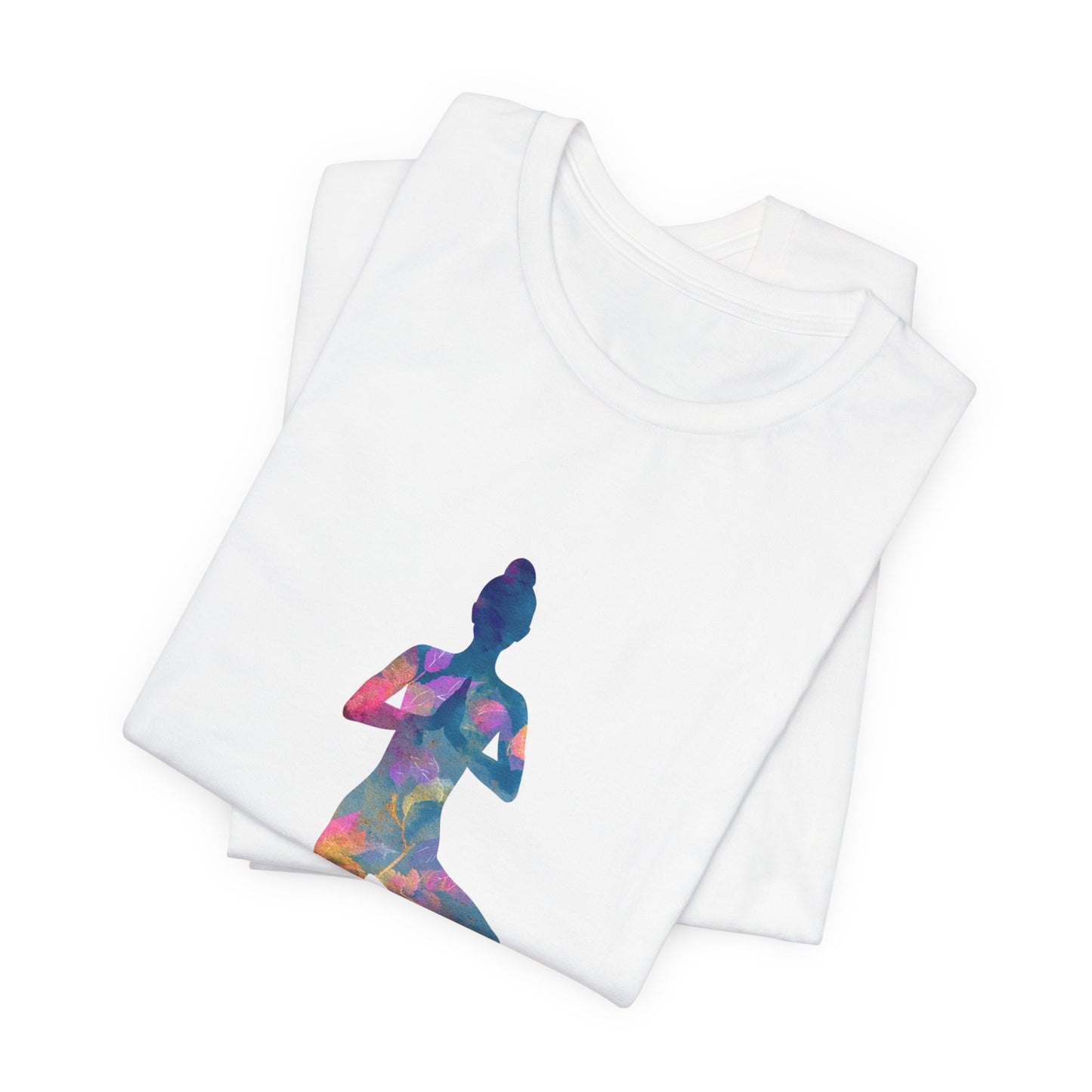 Colorful Tree Pose Mindful Yoga Tee - Unisex T-Shirt I Inspirational Yoga Art I Gift for Yogis I Relaxation & Meditation Tee