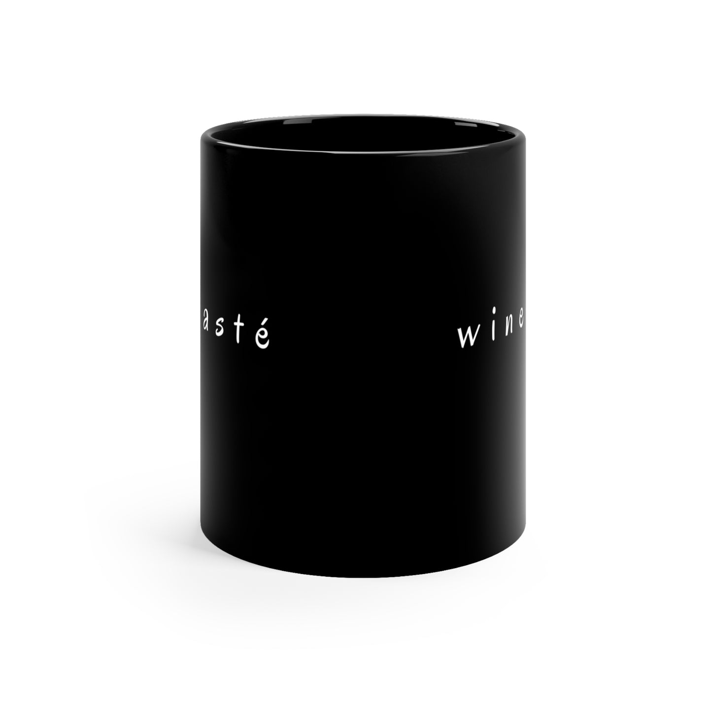 Wine-Maste Yoga Black Coffee Mug I Humorous Gift for Coffee Lovers I Wine Enthusiasts I Home Decor I Relaxation I Meditation