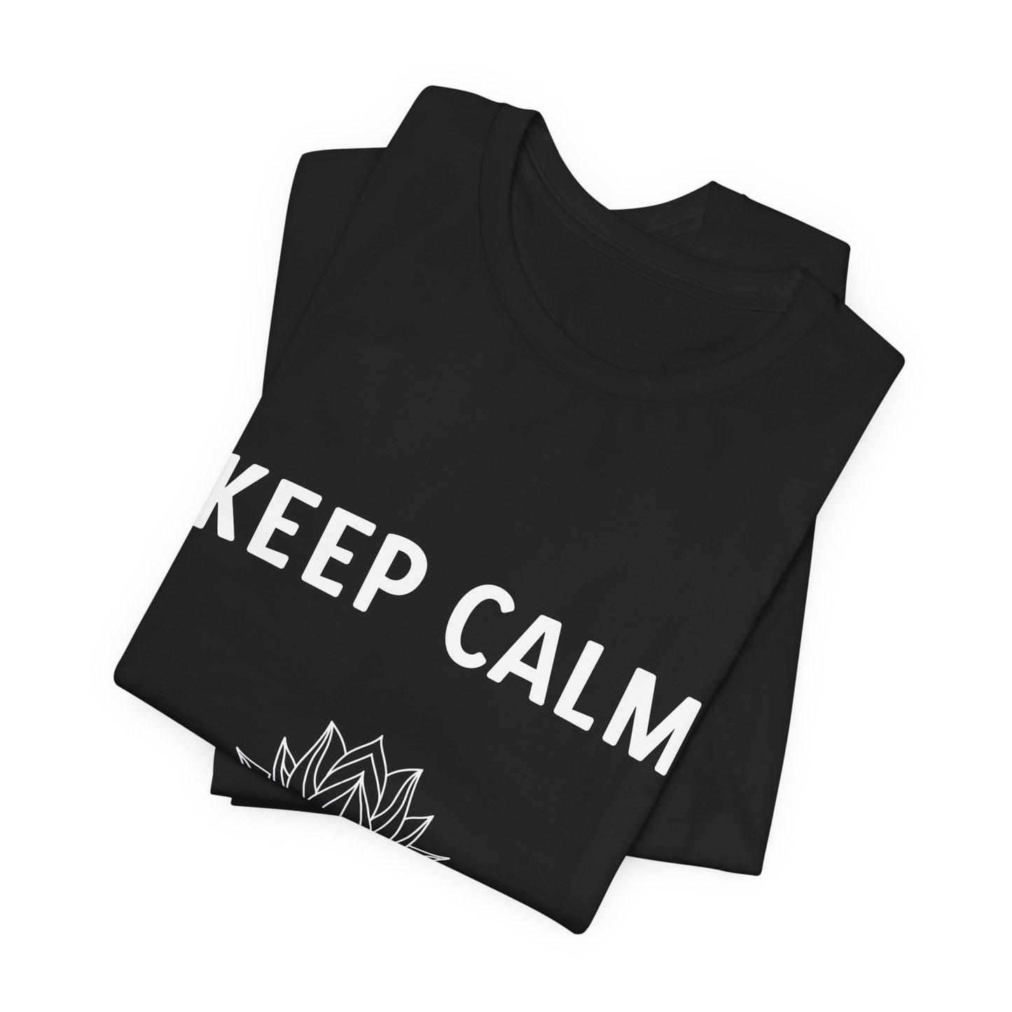 Keep Calm Do Some Ohms Unisex Yoga Tee - Yoga & Mindfulness T-Shirt I Yoga Lovers Apparel I Meditation Clothing