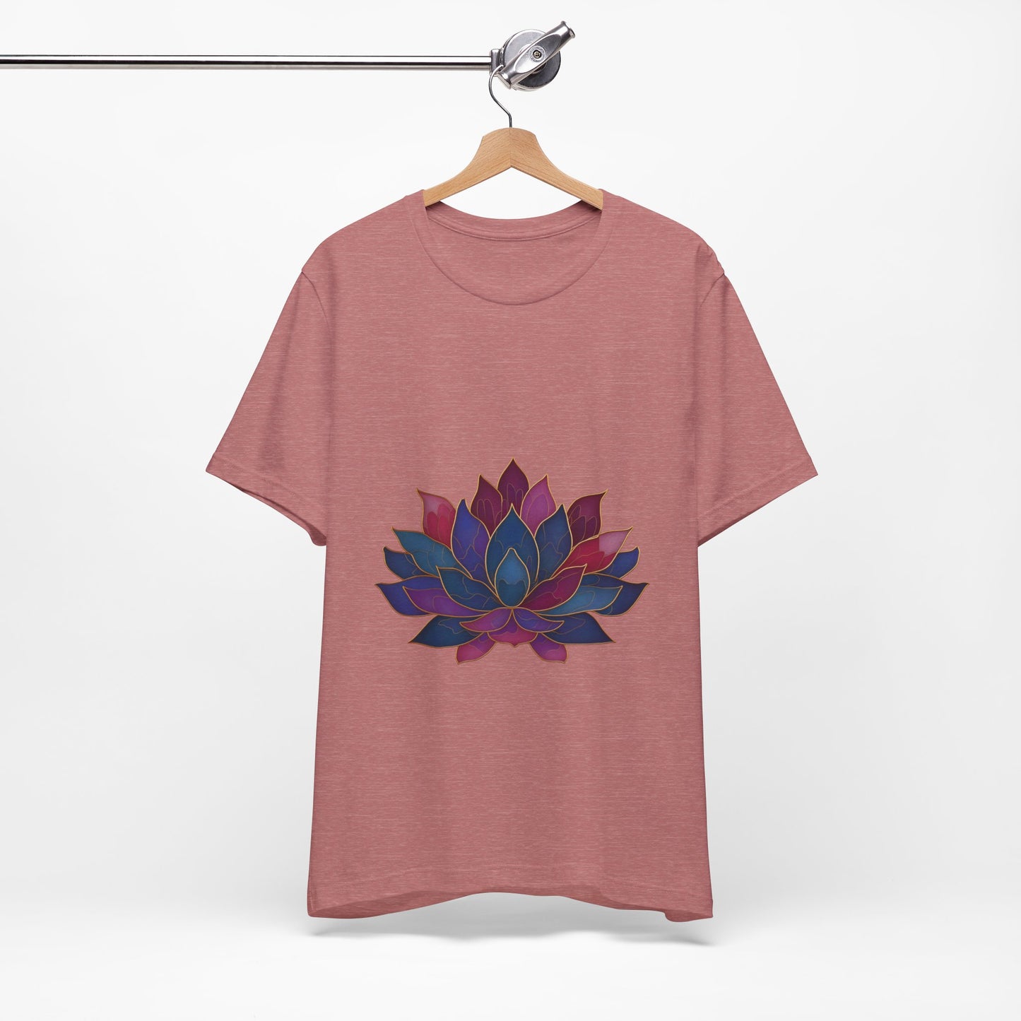 Lotus Blossom Unisex Tee | Relaxed Fit T-Shirt for Yoga Lovers I Meditation Wear I Self-Care Meditation Apparel