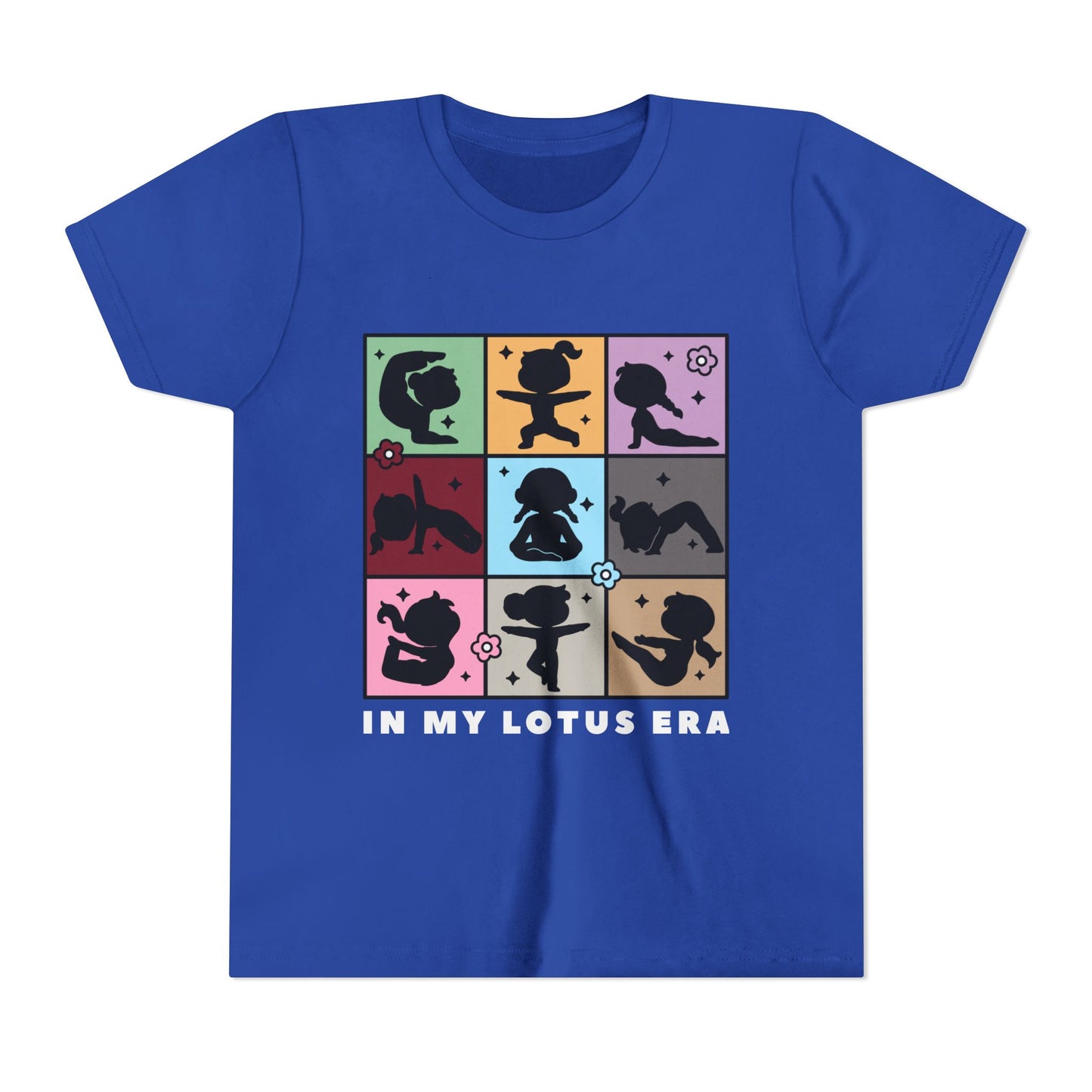 In My Lotus Era - Youth Short Sleeve Tee I Kids Yoga T-Shirt I Mindfulness Tee I Fun Gift for Young Yoga Lovers