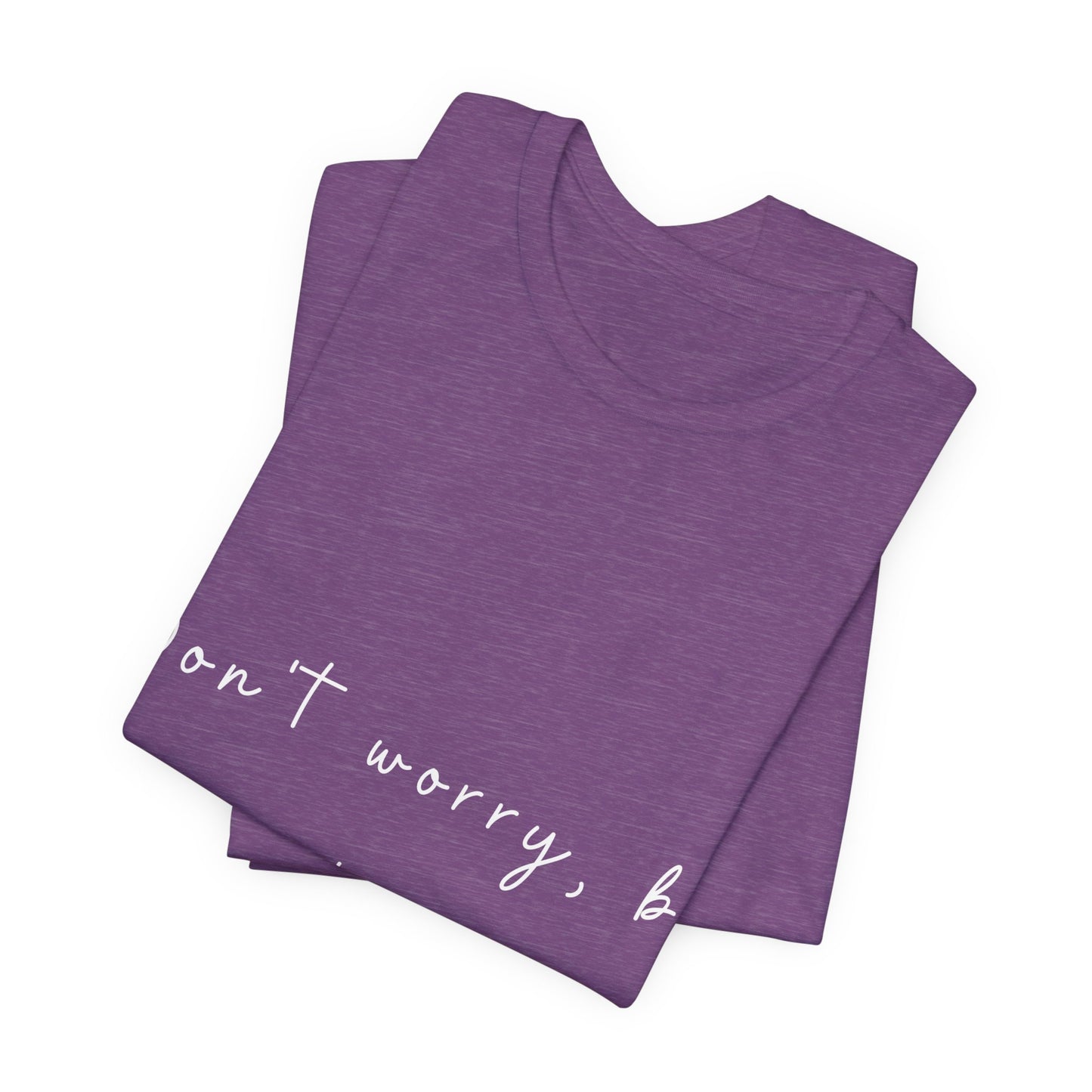 "Don't Worry Be Yoga Happy" Unisex Tee I Inspirational T-Shirt I Gift for Yogis I Motivational Tee I Relaxation & Mindfulness Clothing