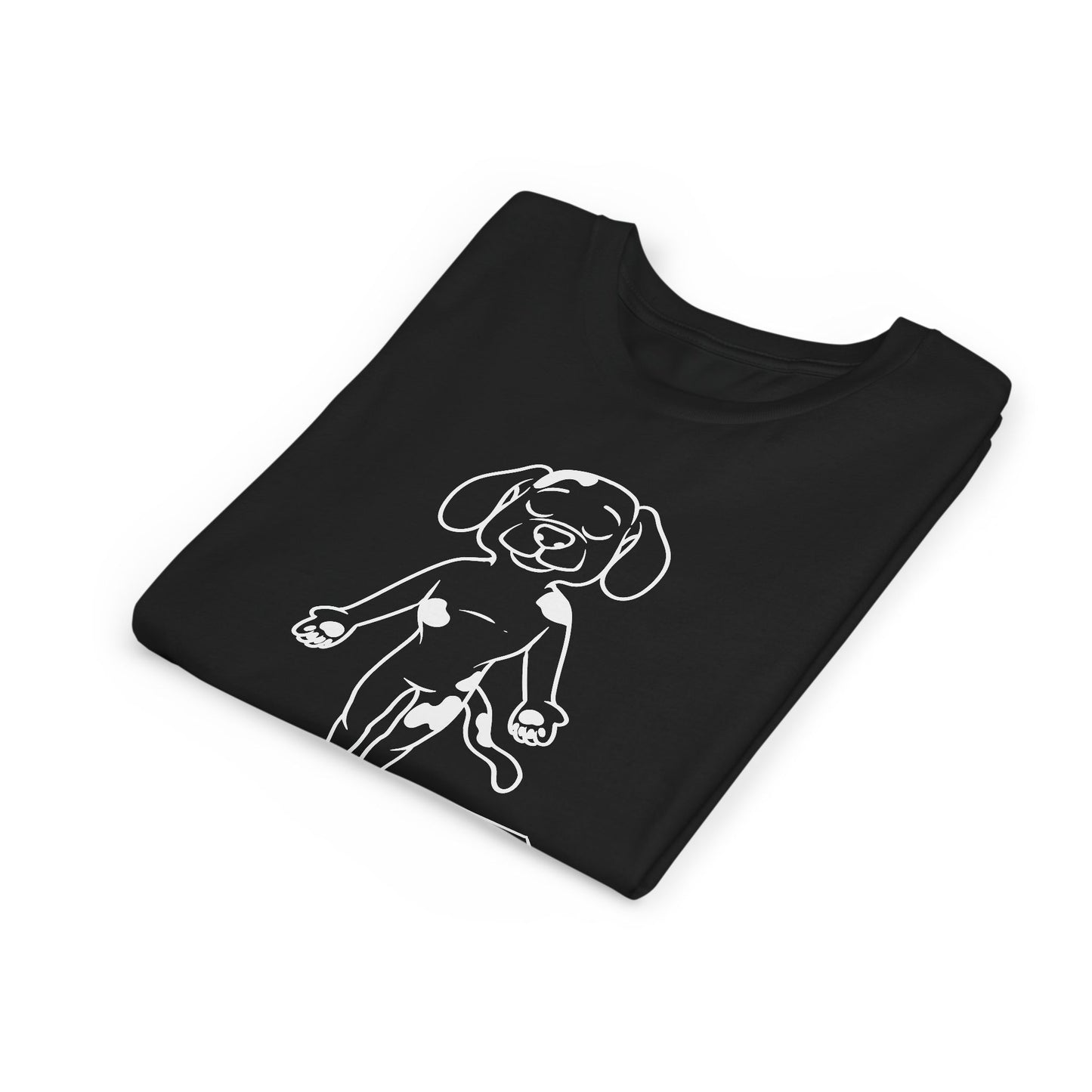 Cute Up Human Pose Design - Youth Yoga Dog Tee I Kids Yoga T-Shirt I Gift for Pet Lovers I Fun Animal Tee I Kids Activewear