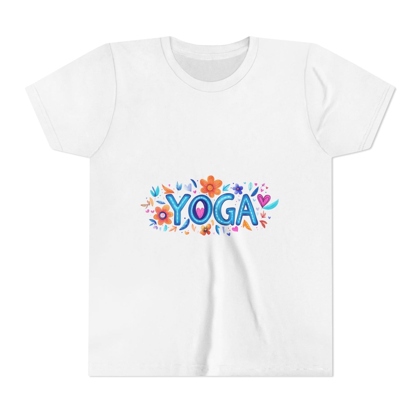 Youth Yoga Tee - Kids Yoga T-Shirt I Fun Activewear I Summer Tee I Gift for Little Yogis I Cute Yoga Apparel