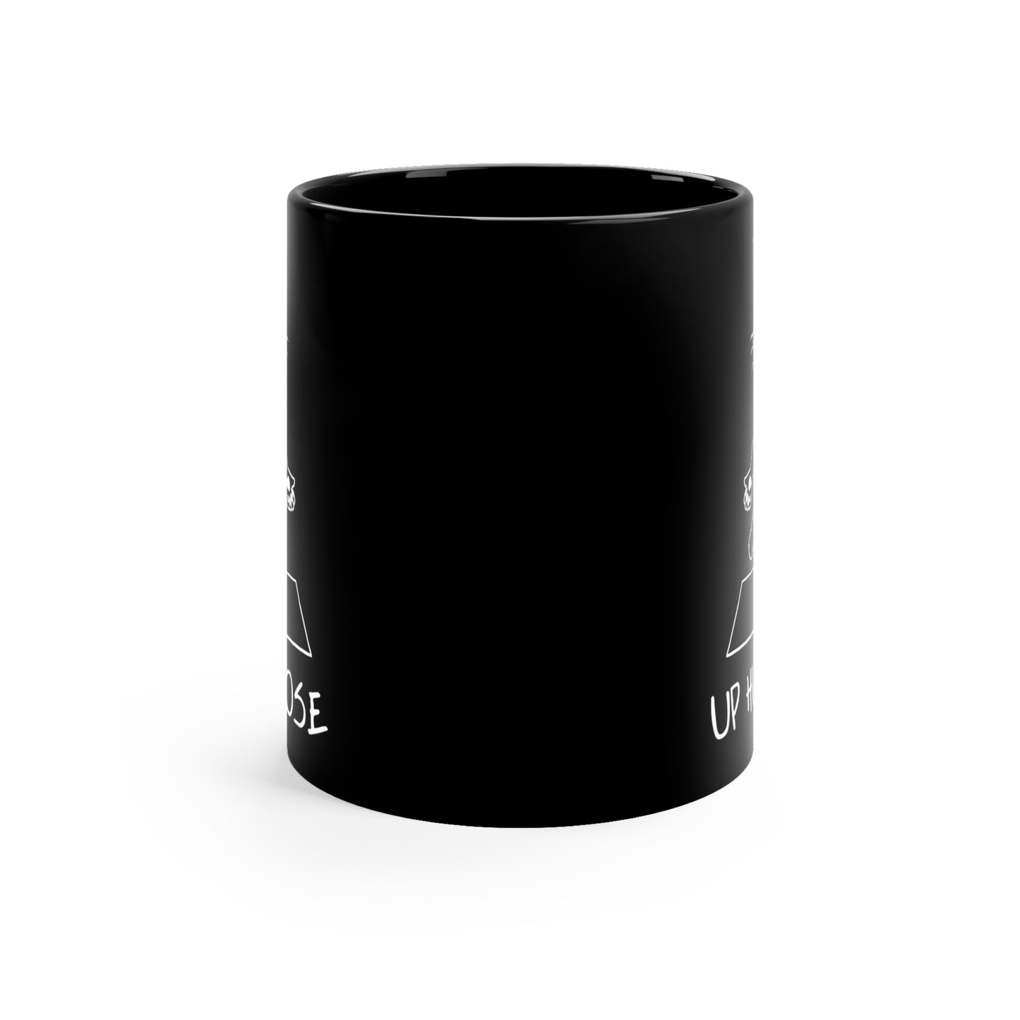 Up Human Pose - Funny Cat Yoga Mug I Unique Coffee Cup for Cat Lovers I Gift for Pet Owners I Cute Yoga Mug I Home Office Decor I Animal Enthusiast Gift