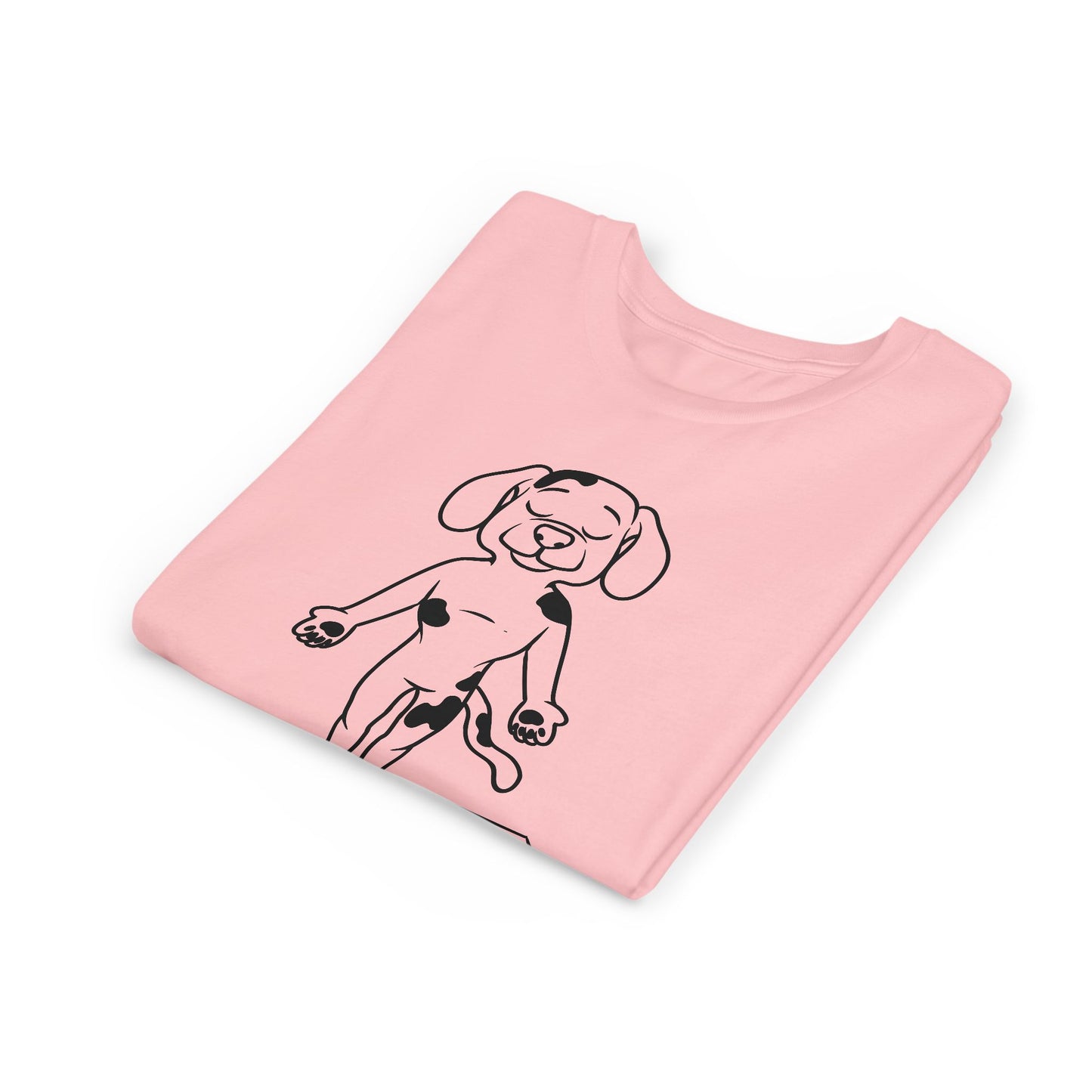 Cute Up Human Pose Design - Youth Yoga Dog Tee I Kids Yoga T-Shirt I Gift for Pet Lovers I Fun Animal Tee I Kids Activewear