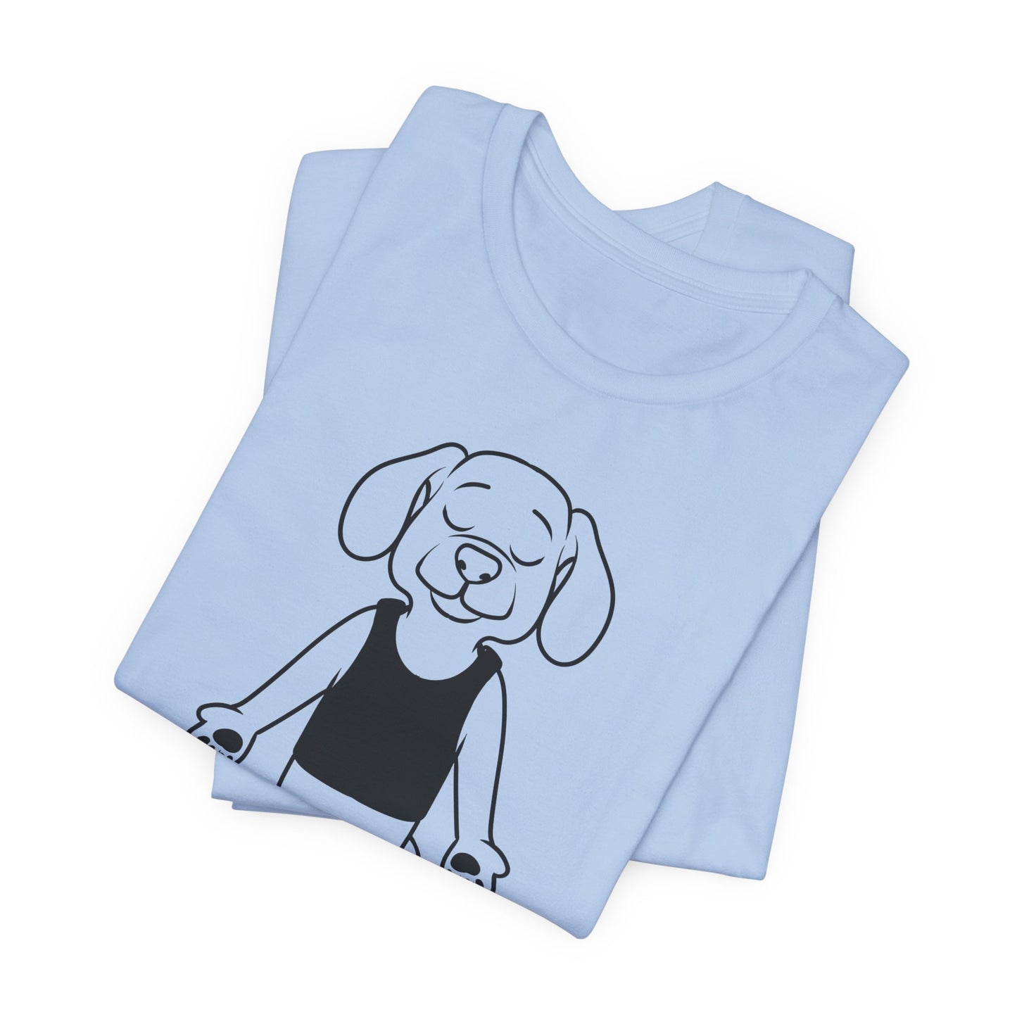 Up Human Pose - Unisex Dog Yoga Tee I Relaxation Gift I Yoga & Pet Lover T-Shirt I Quirky Animal Tee I Fun Gift for Dog Parents I Cute Tee for Zen Vibes