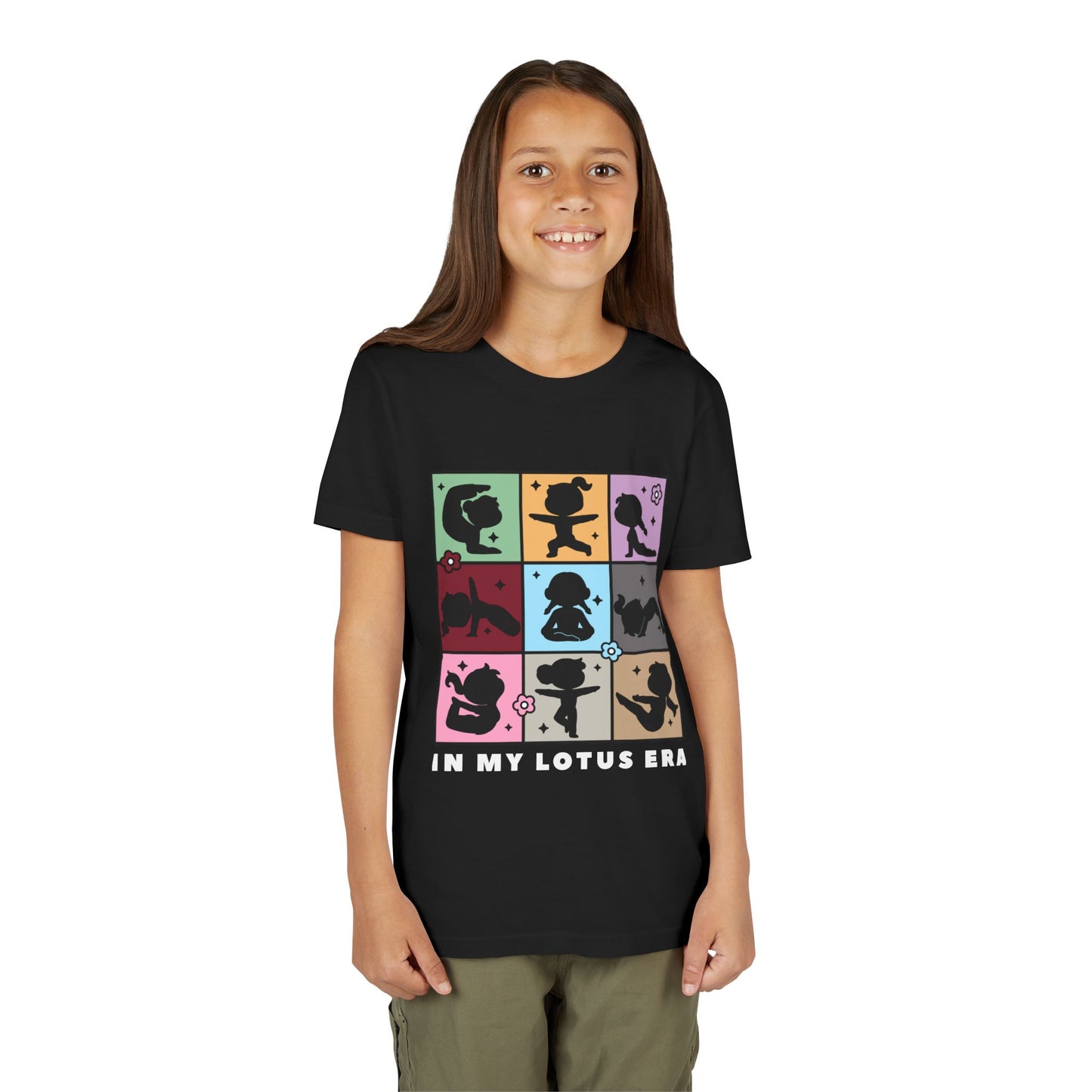In My Lotus Era - Youth Short Sleeve Tee I Kids Yoga T-Shirt I Mindfulness Tee I Fun Gift for Young Yoga Lovers