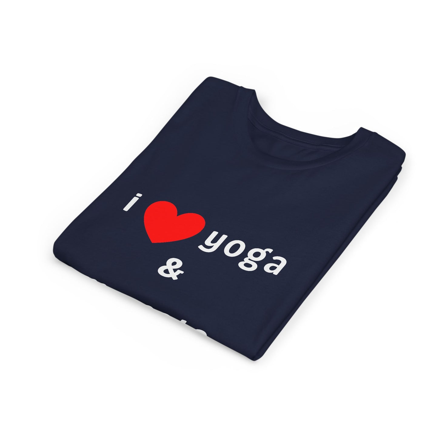I Love Yoga & My Cats Youth Tee - Funny Kids T-Shirt I Pet Lover Gift I Young Yoga Enthusiast Apparel