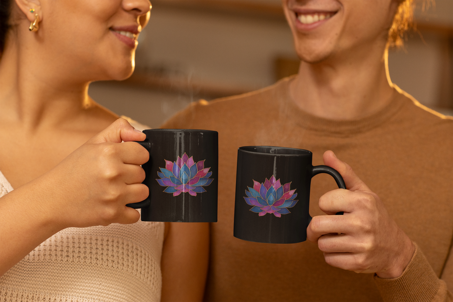 Lotus Flower Coffee Mug | Inspirational Drinks I Pink Lotus Mug I Gift for Her I Meditation Mug I Floral Coffee Cup I Self-Care Yoga