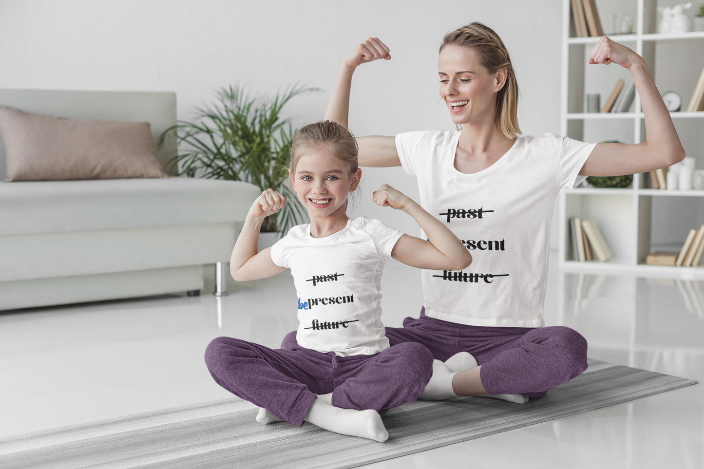 "Be Present" Yoga Unisex Tee | Mindfulness T-Shirt for Yogis I Meditation T-Shirt I Self-Care Apparel