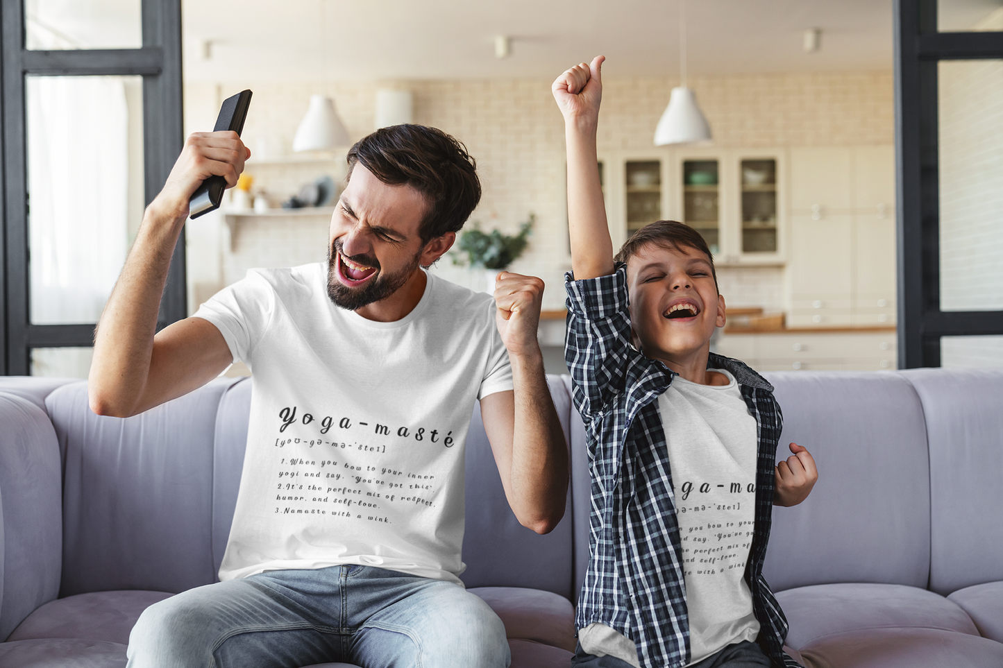 Yoga-masté - Unisex Tee | Inspiring Yoga T-Shirt I Gift for Yogis I Mindfulness & Wellness Gift I Self-Care Meditation Apparel