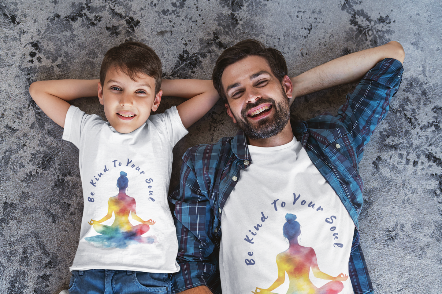 "Be Kind To Your Soul" Youthful Tee - Kids Yoga T-Shirt I Mindfulness & Inspirational Apparel I Gift for Young Yogis