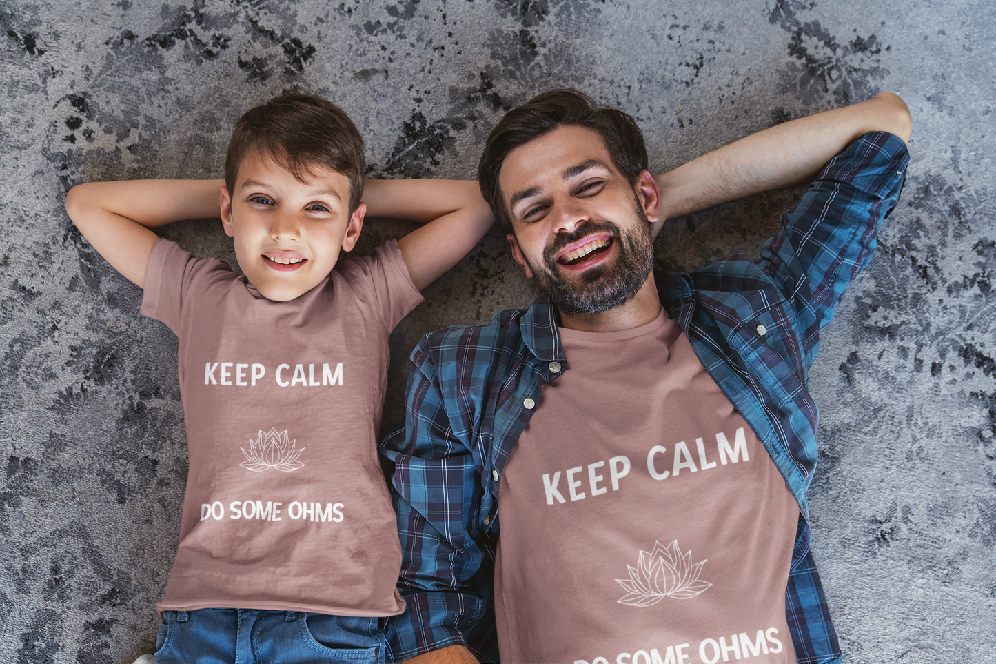 Keep Calm Do Some Ohms - Youth Meditation Tee I Yoga T-Shirt I Mindfulness Apparel I Gift for Kids I Relaxation & Inspirational Wear