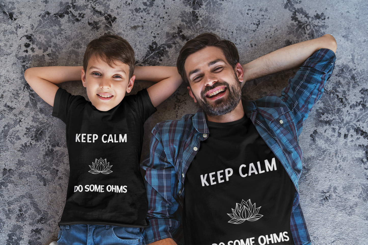 Keep Calm Do Some Ohms - Youth Meditation Tee I Yoga T-Shirt I Mindfulness Apparel I Gift for Kids I Relaxation & Inspirational Wear