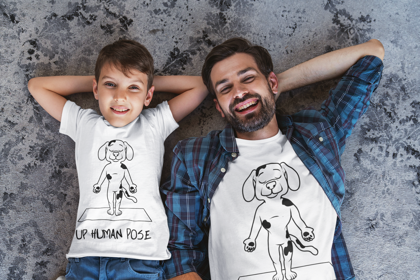 Up Human Pose - Unisex Dog Yoga Tee I Relaxation Gift I Yoga & Pet Lover T-Shirt I Quirky Animal Tee I Fun Gift for Dog Parents I Cute Tee for Zen Vibes