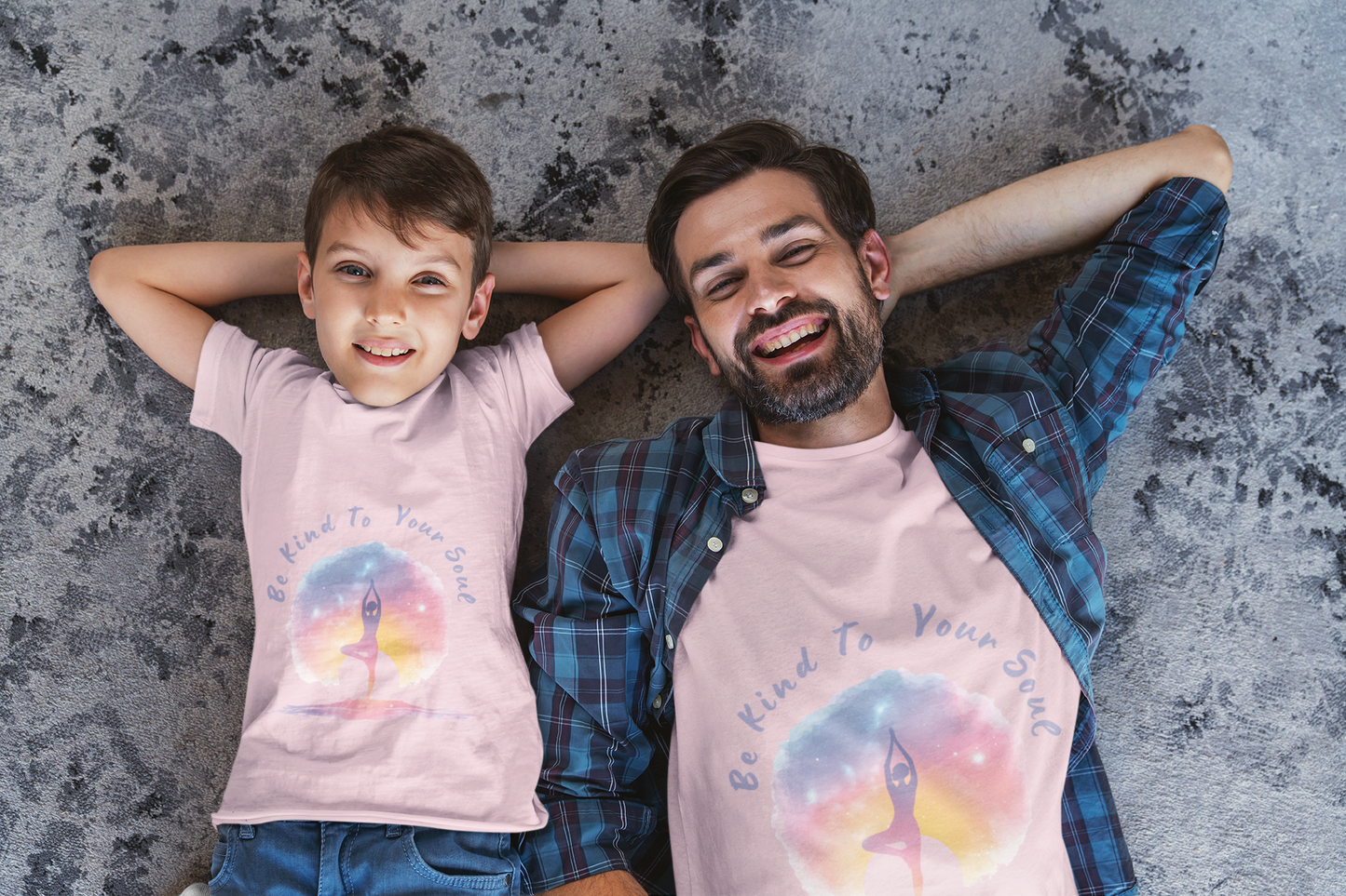 "Be Kind To Your Soul" Youthful Tee - Kids Yoga T-Shirt I Mindfulness & Inspirational Apparel I Gift for Young Yogis