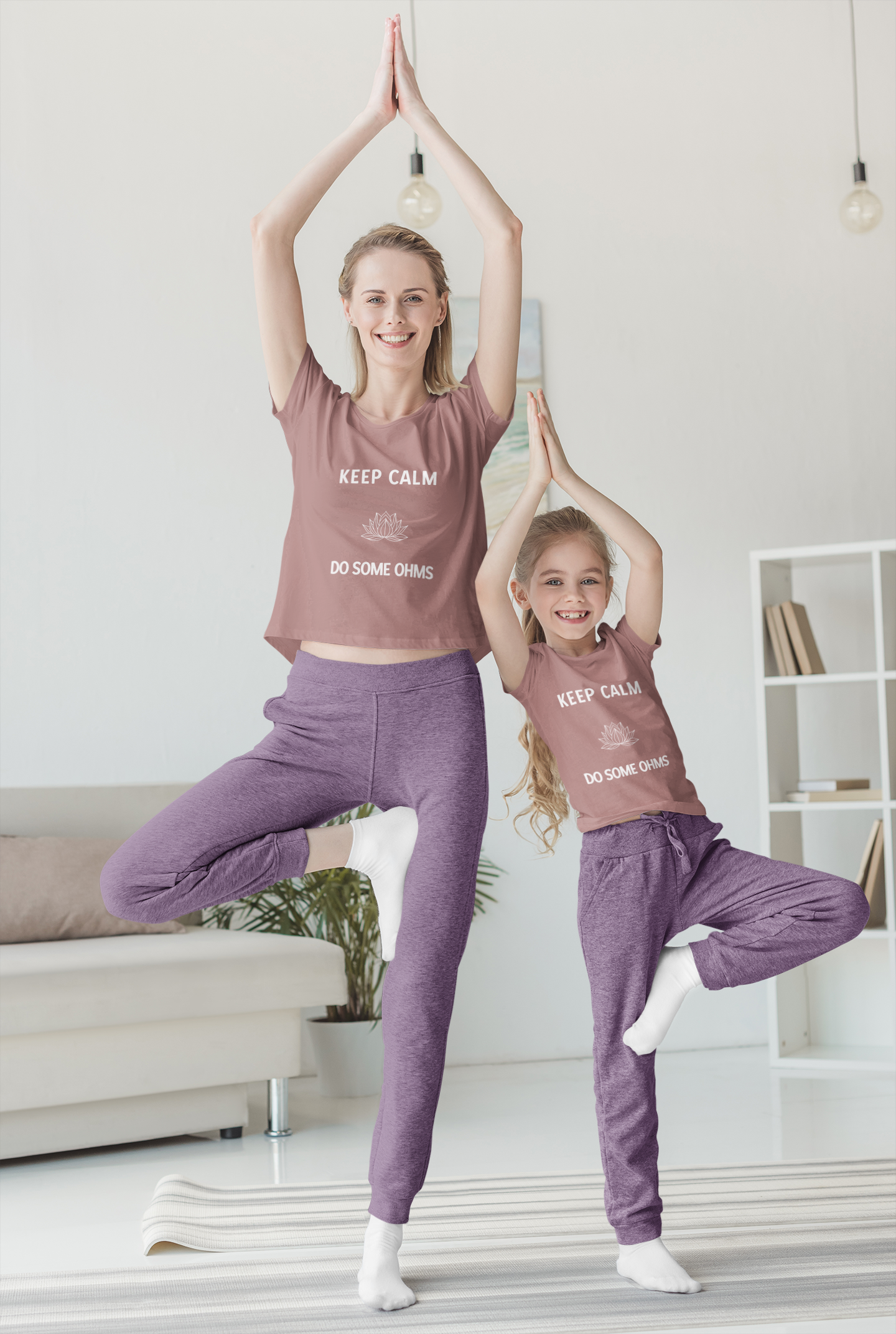 Keep Calm Do Some Ohms - Youth Meditation Tee I Yoga T-Shirt I Mindfulness Apparel I Gift for Kids I Relaxation & Inspirational Wear