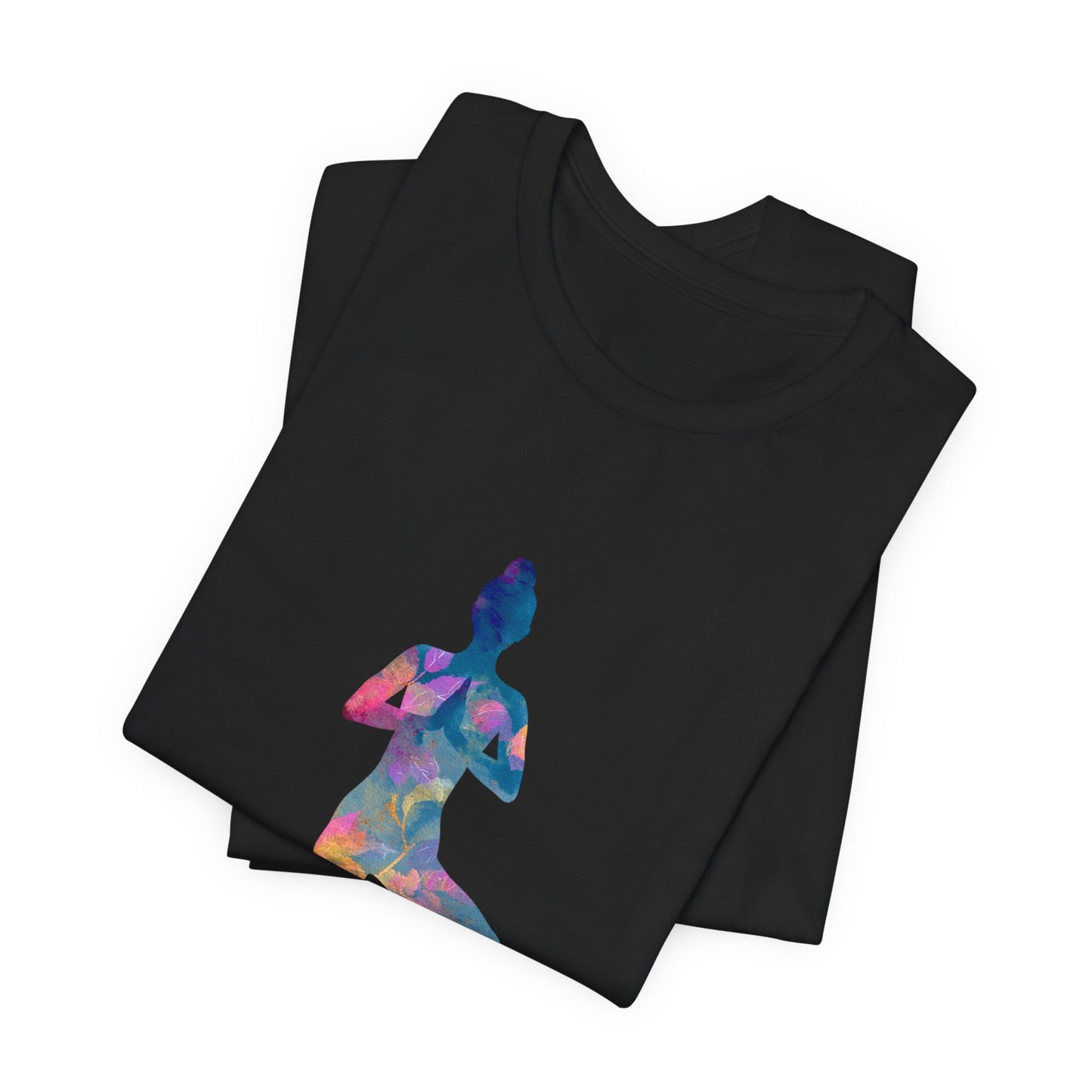 Colorful Tree Pose Mindful Yoga Tee - Unisex T-Shirt I Inspirational Yoga Art I Gift for Yogis I Relaxation & Meditation Tee