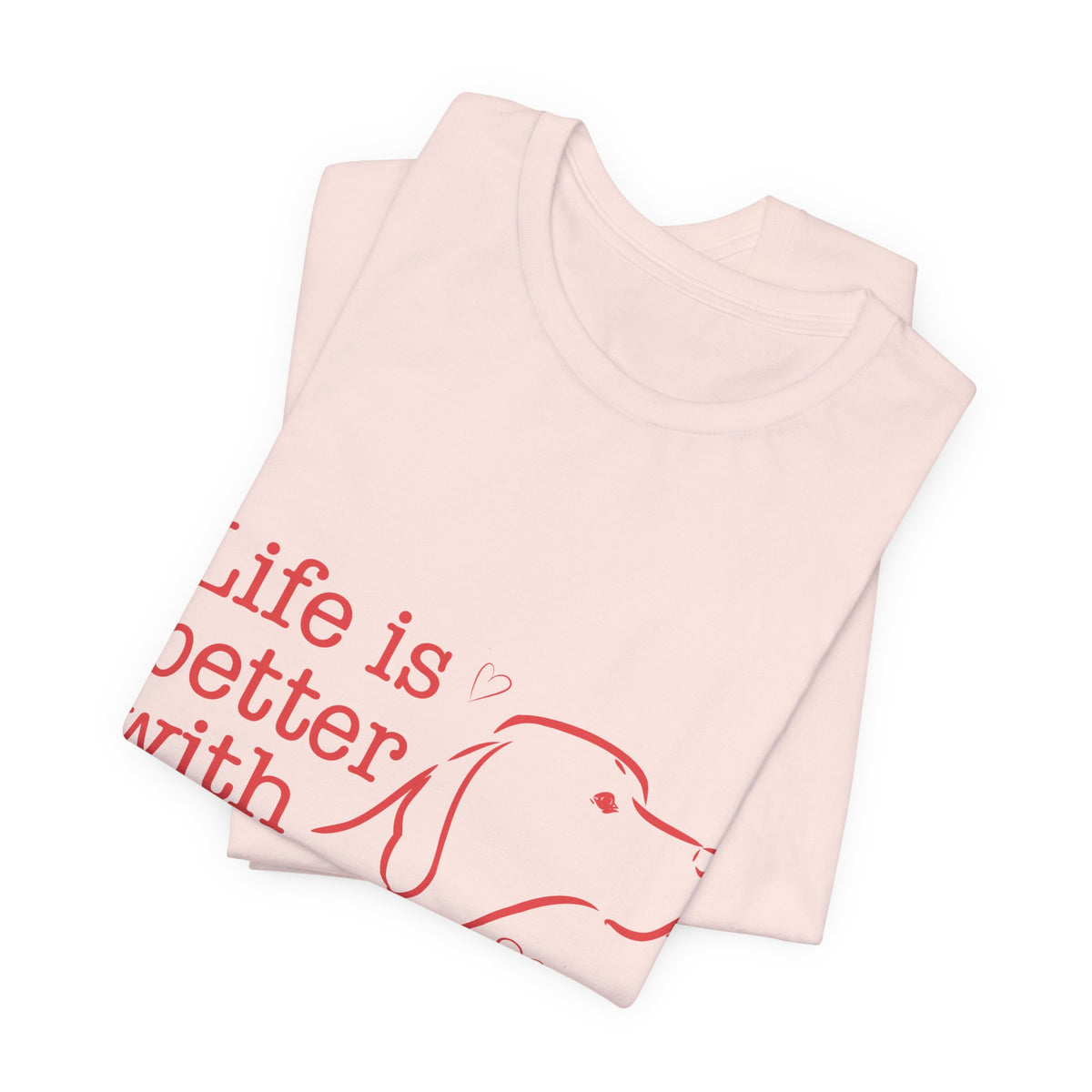Life Is Better With Yoga & Dogs T‑Shirt I Dog Lovers Shirt I Meditation Gift I Cute Yoga Tee