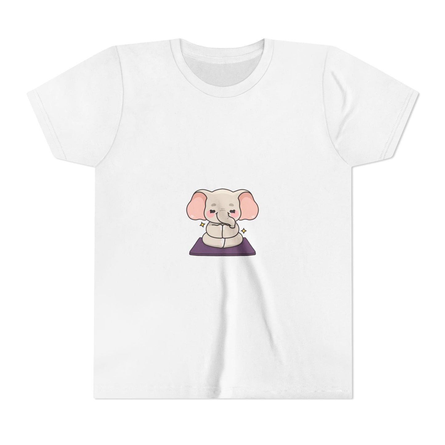 Kids Yoga Elephant T‑Shirt — Cute Meditating Elephant Shirt For Girls & Boys I Namaste Shirt For Kids I Meditation Gift For Little Yogi