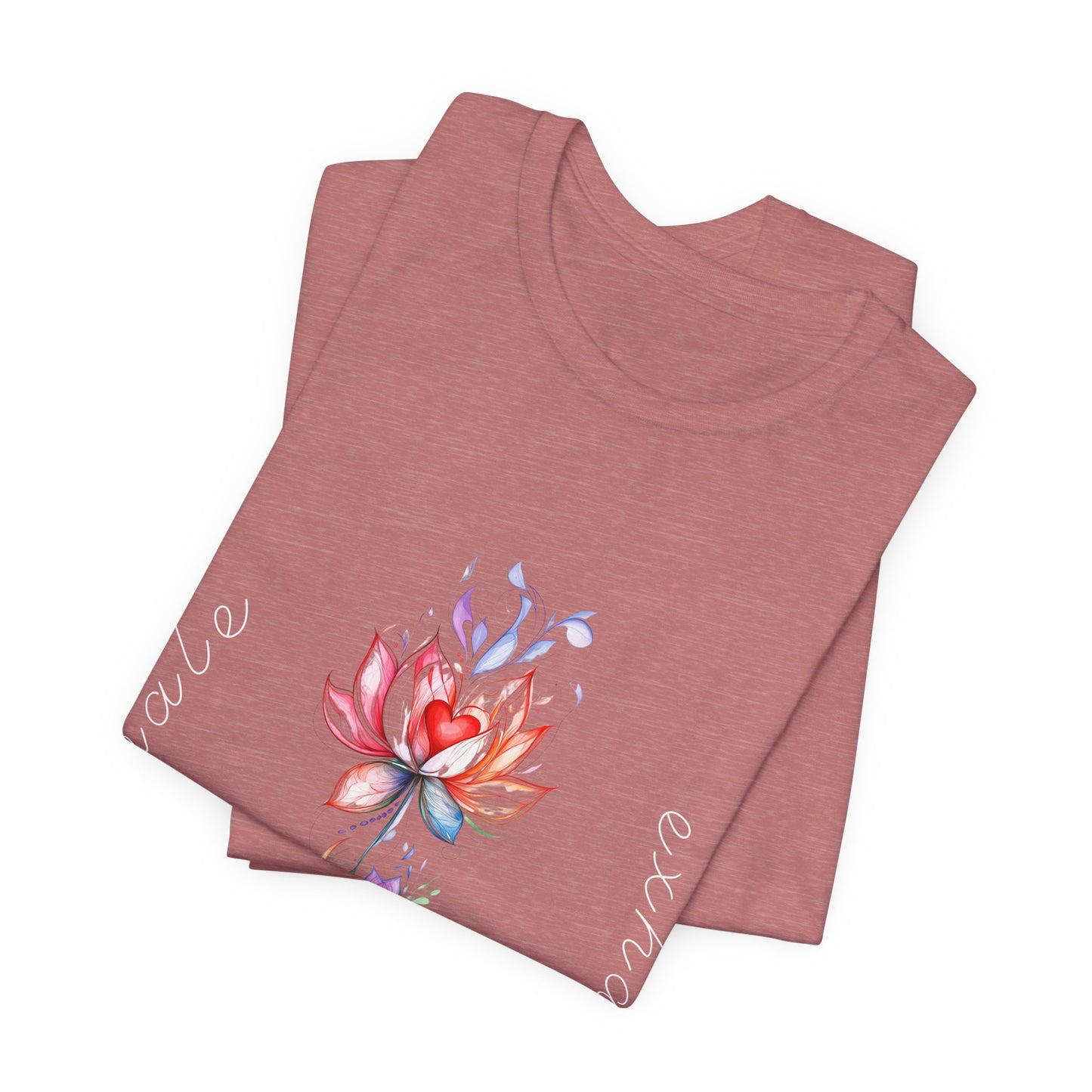Lotus Flower Inhale Exhale Unisex Yoga Tee | Inspirational T-Shirt I Yoga Mindfulness  Apparel I Self-Care Meditation Clothing