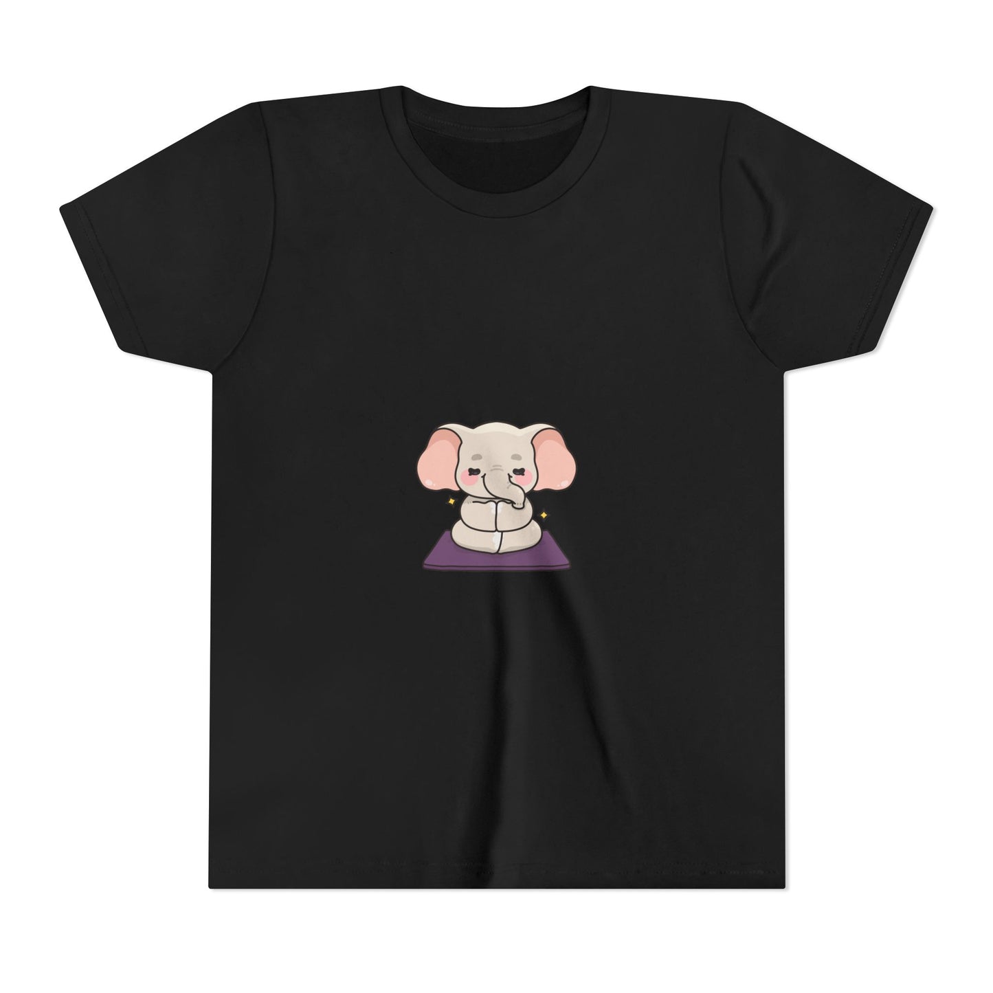 Kids Yoga Elephant T‑Shirt — Cute Meditating Elephant Shirt For Girls & Boys I Namaste Shirt For Kids I Meditation Gift For Little Yogi