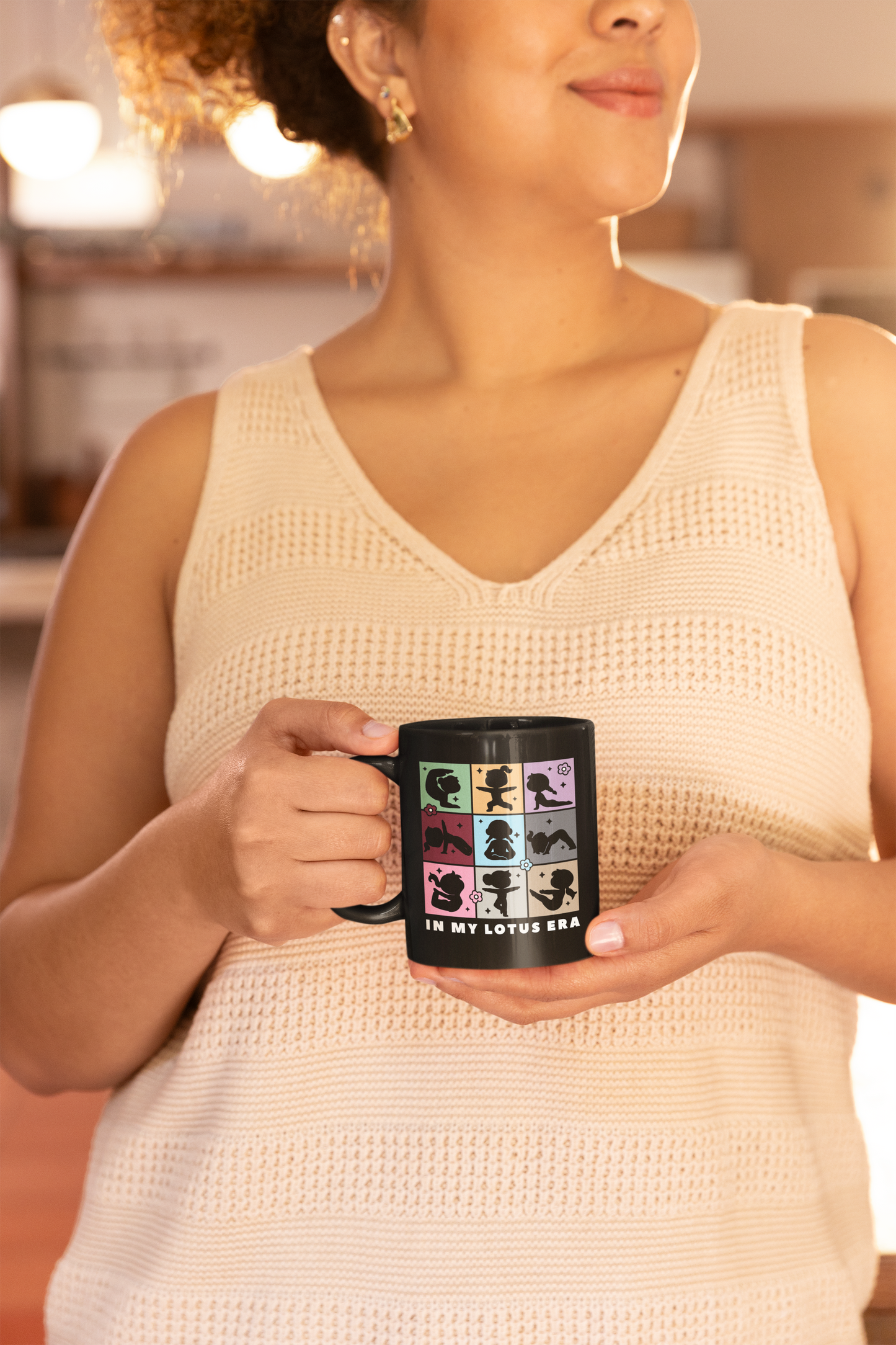 In My Lotus Era - Black Coffee Mug I Inspirational Mug I Yoga Mug I Gift for Yogis I Self-Care Decor I Coffee & Meditation Lover Gift