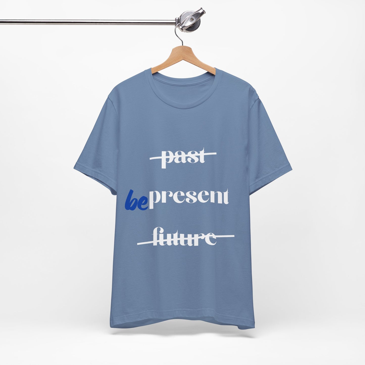 "Be Present" Yoga Unisex Tee | Mindfulness T-Shirt for Yogis I Meditation T-Shirt I Self-Care Apparel