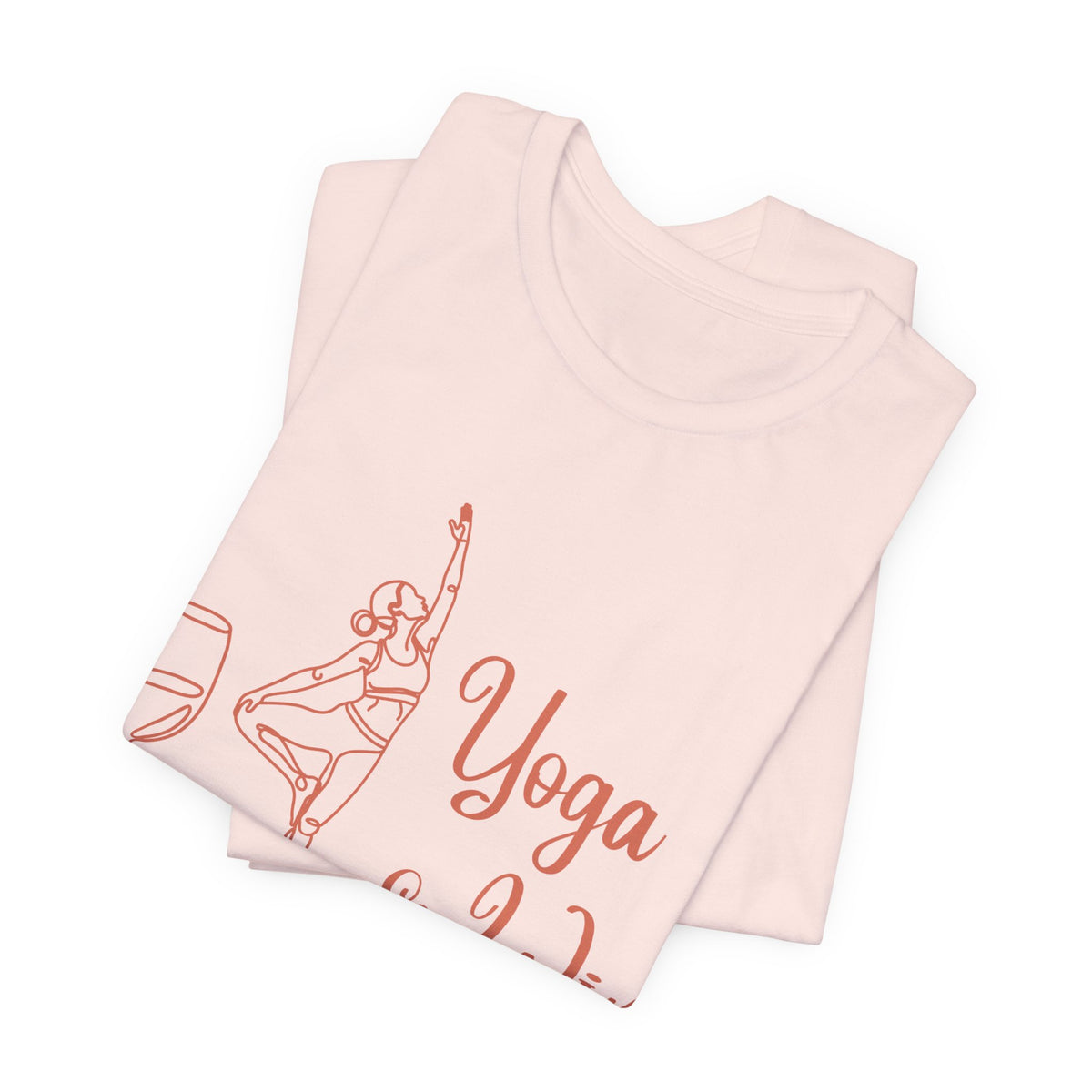 Yoga & Wine Tee — "A Balanced Diet" Yoga T-Shirt I Funny Yoga Shirt I Meditation Tee I Wine Lover Gift
