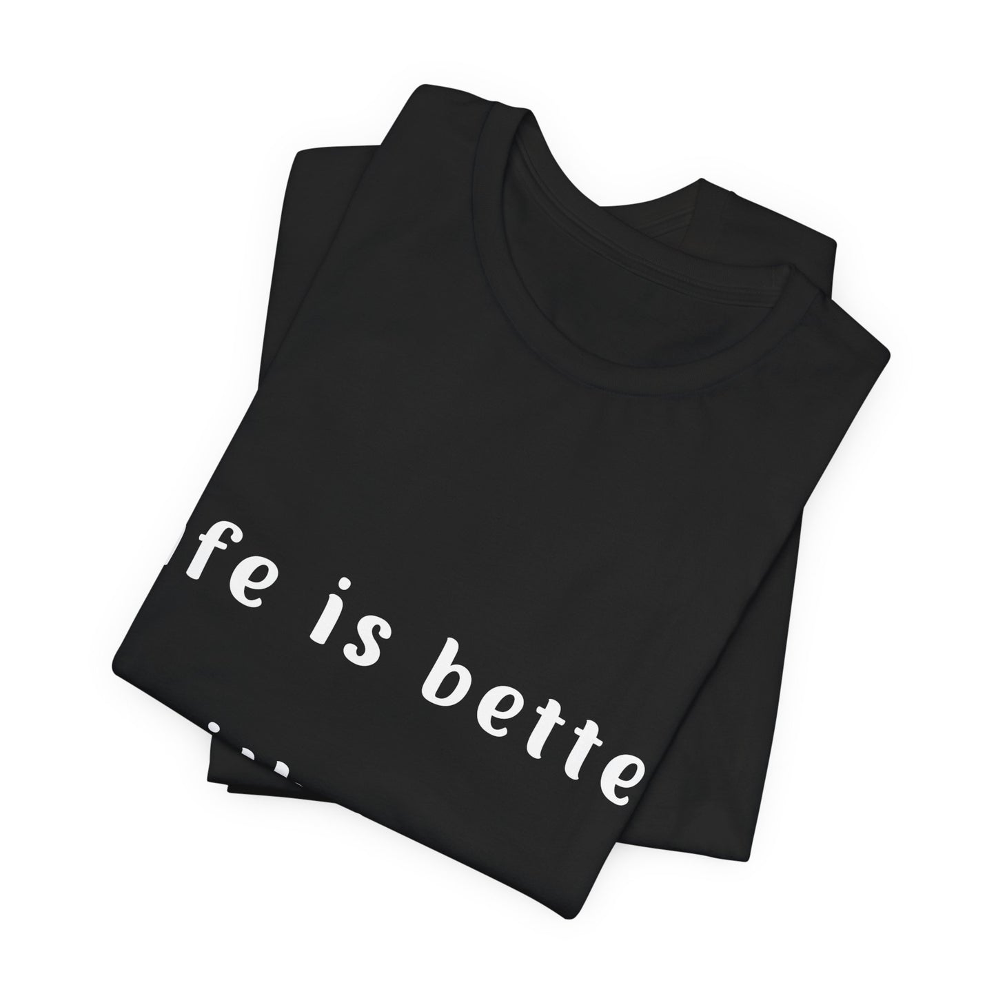 Life is Better with Yoga & Dogs Tee  I Unisex T-Shirt for Dog Lovers I Yoga Enthusiasts I Gift for Pet Parents I Meditation Apparel