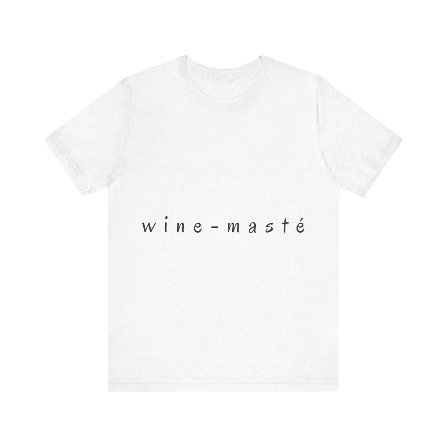 Wine-Masté - Unisex Yoga Tee I Funny Wine Lover Gift I Wine & Yoga Enthusiast Apparel I Birthday Party Humor T-Shirt