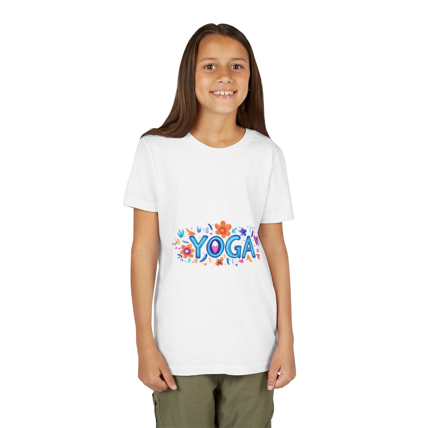 Youth Yoga Tee - Kids Yoga T-Shirt  I Fun Activewear I Summer Tee I Gift for Little Yogis I Cute Yoga Apparel