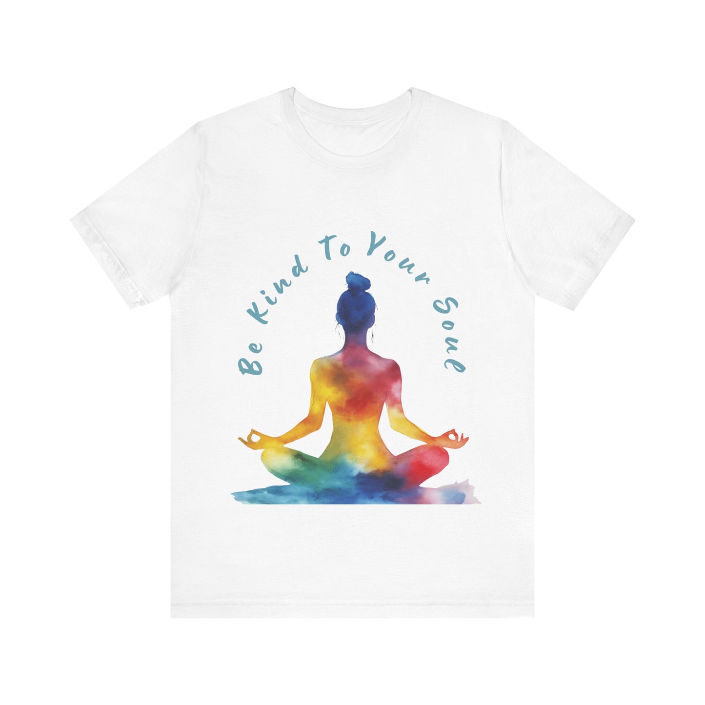 "Be Kind To Your Soul" Meditation Inspired Tee I Spiritual Yoga T- Shirt I Relaxation Mindfulness Apparel I Self-Care Clothing