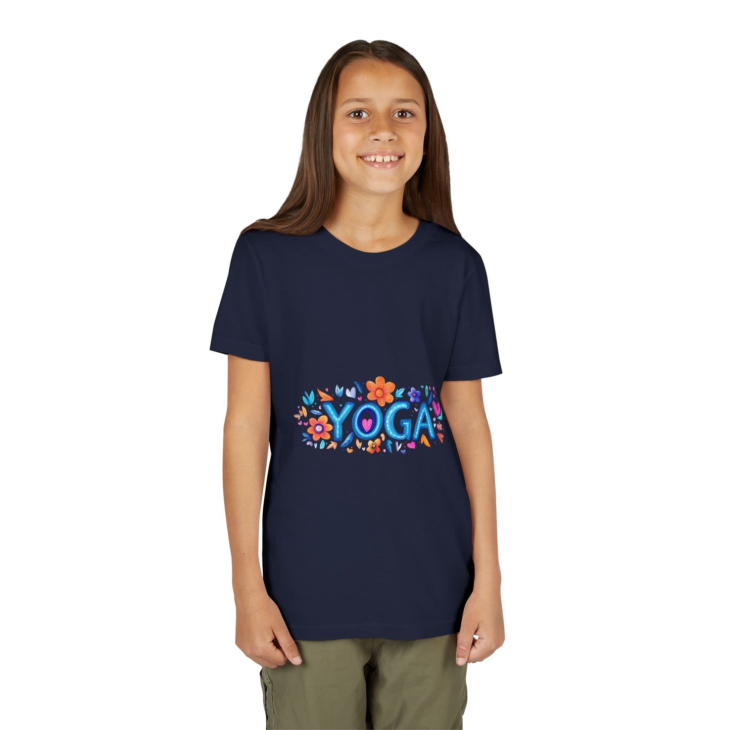 Youth Yoga Tee - Kids Yoga T-Shirt  I Fun Activewear I Summer Tee I Gift for Little Yogis I Cute Yoga Apparel