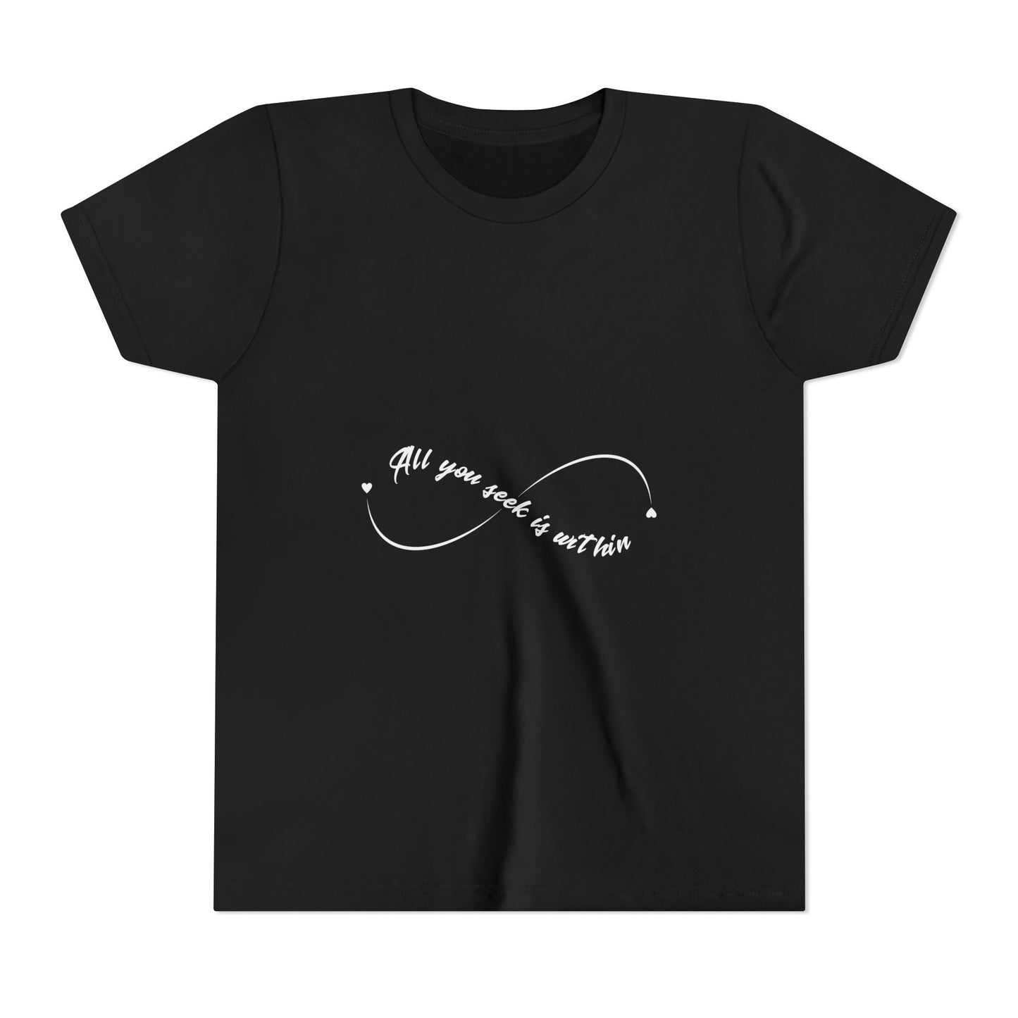 All You Seek Is Within Kids Yoga T-Shirt - Infinity Shirt For Kids I Girls, Boys Tee For Yoga I Meditation Gift For Little Yogi