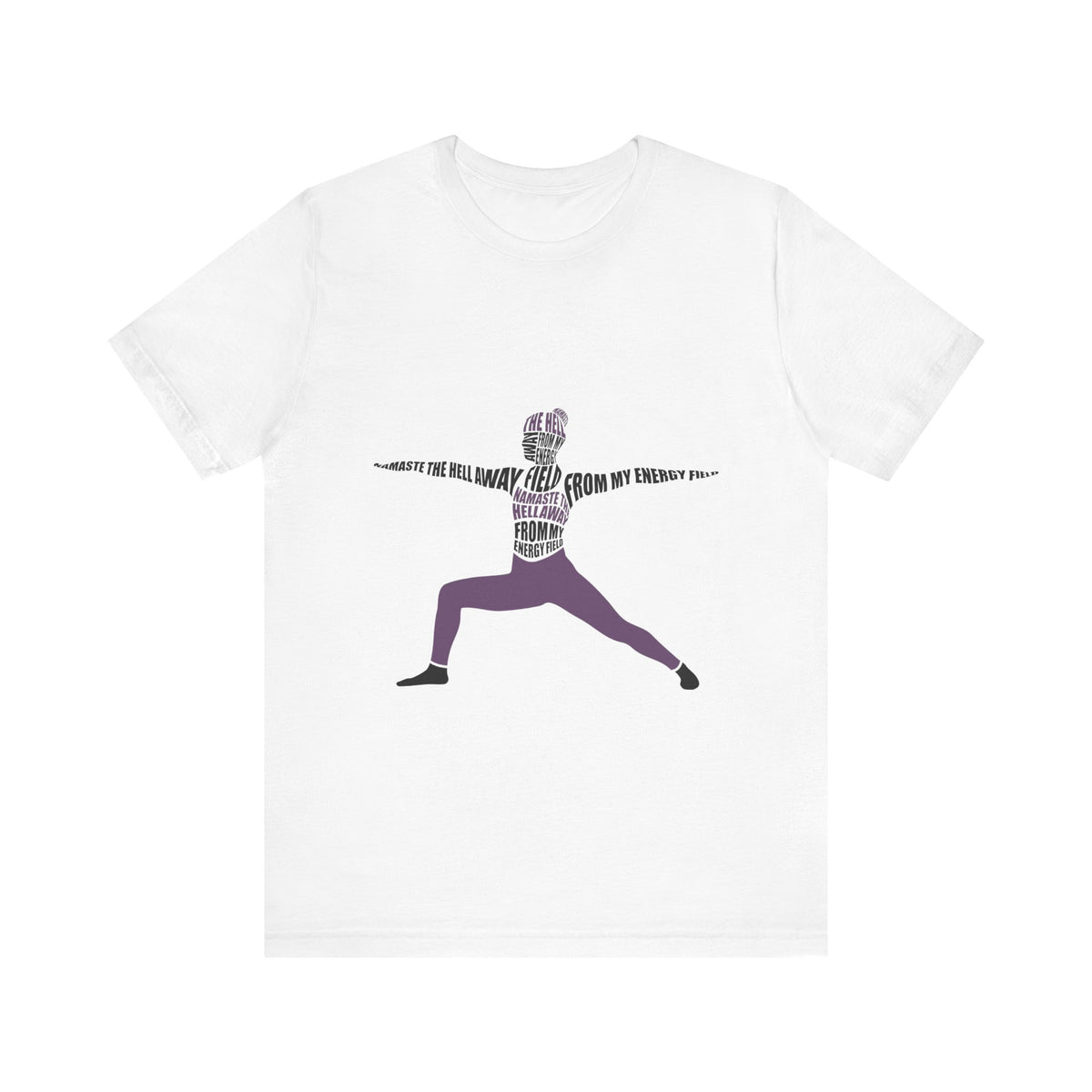 Yoga Warrior Pose T‑Shirt —  Inspirational Yoga Tee I Meditation Shirt I Namaste Shirt I Funny Yoga Shirt